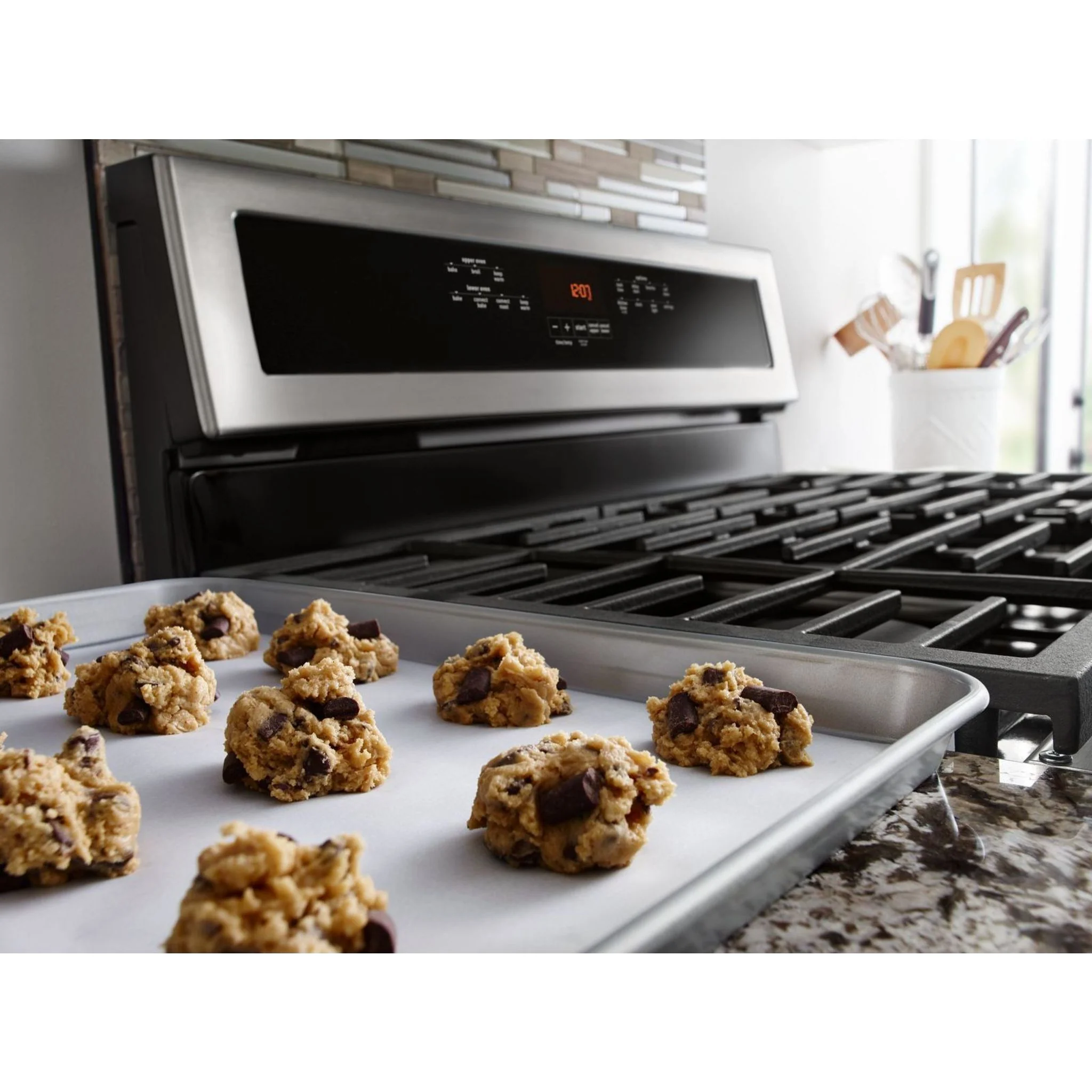 Maytag 30-Inch Wide Double Oven Gas Range with True Convection - 6.0 CU. FT. -Stainless Steel (MGT8800FZ) - Image 14