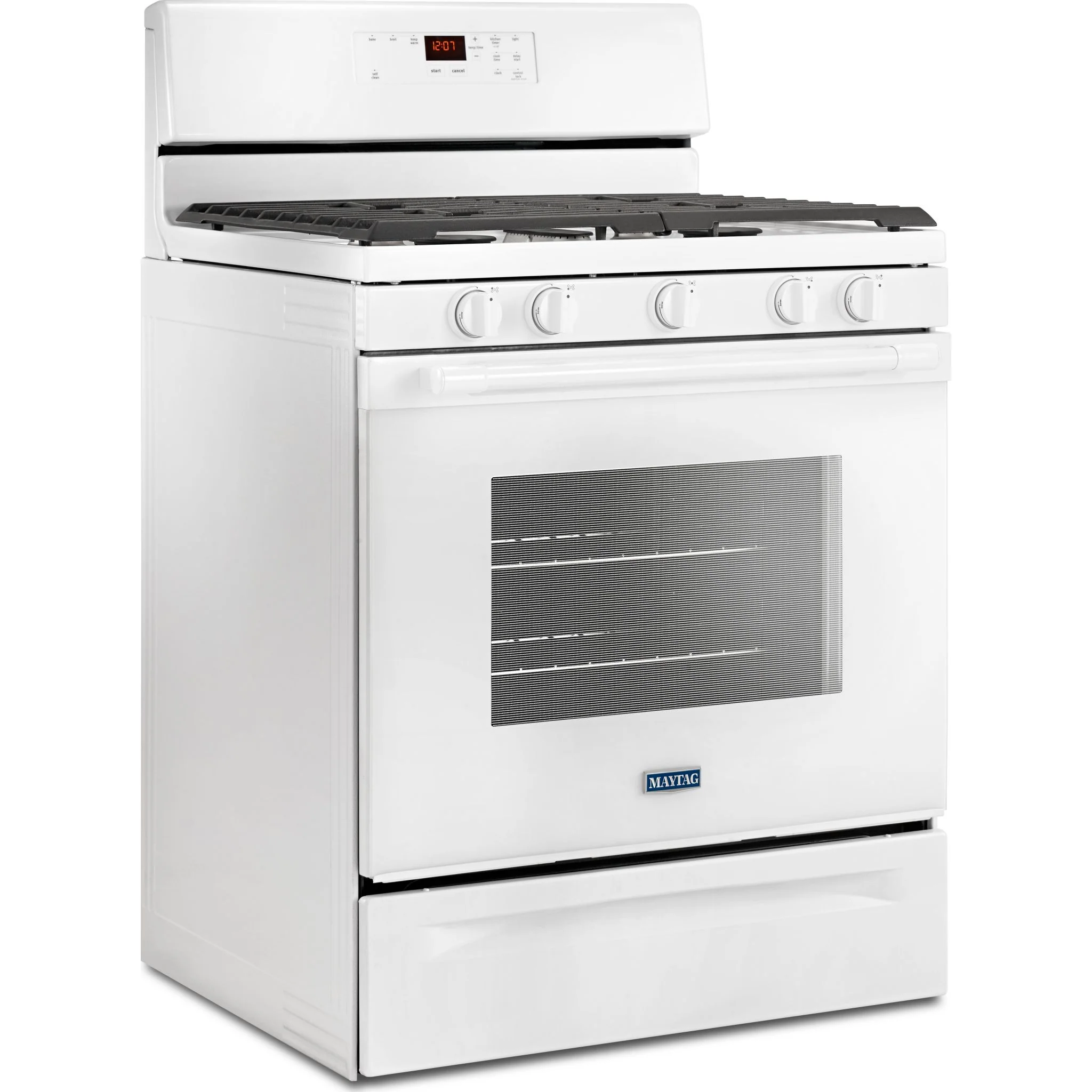 Maytag 30" WIDE GAS RANGE WITH 5TH OVAL BURNER - 5.0 cu. ft. (MGR6600FW) - Image 2
