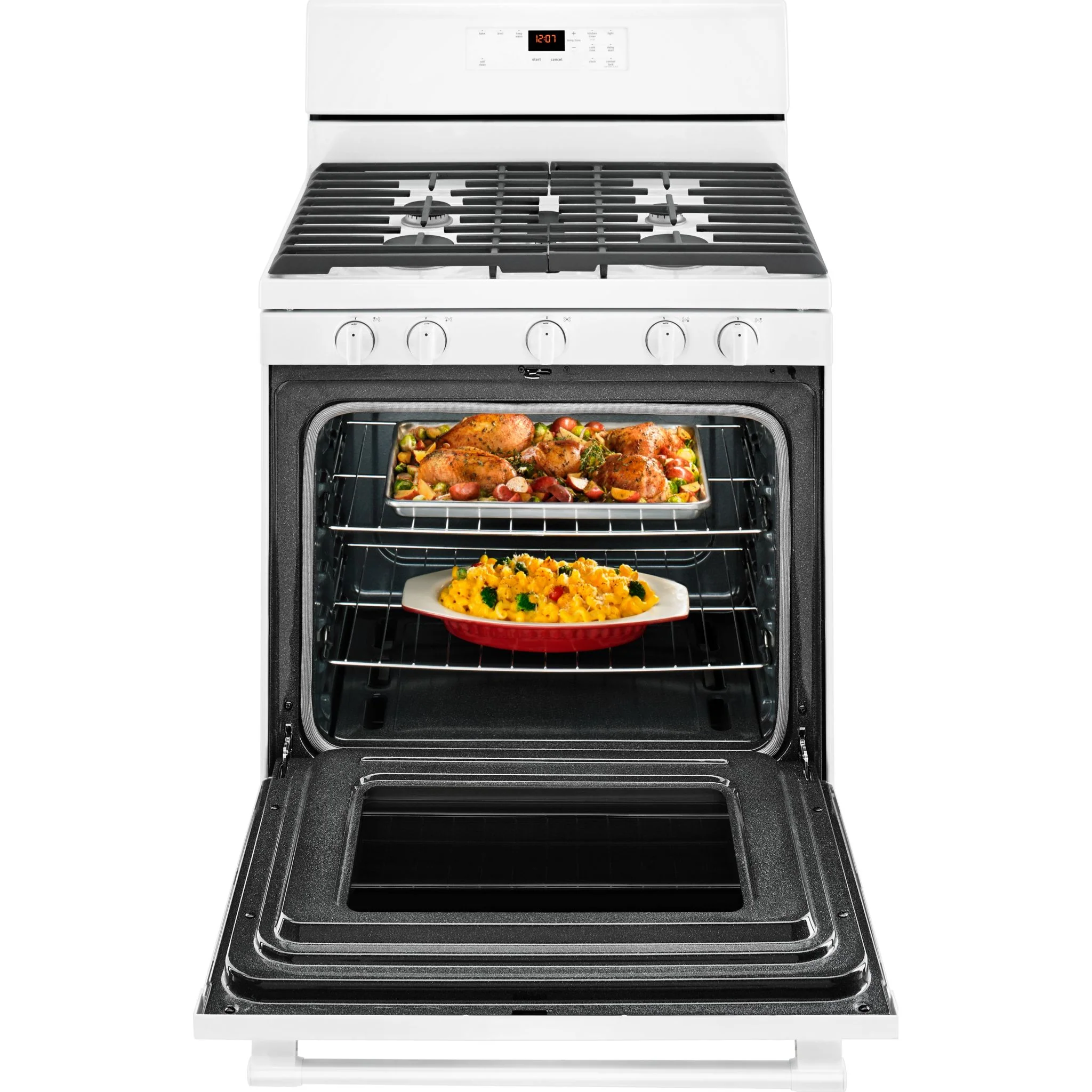 Maytag 30" WIDE GAS RANGE WITH 5TH OVAL BURNER - 5.0 cu. ft. (MGR6600FW) - Image 3