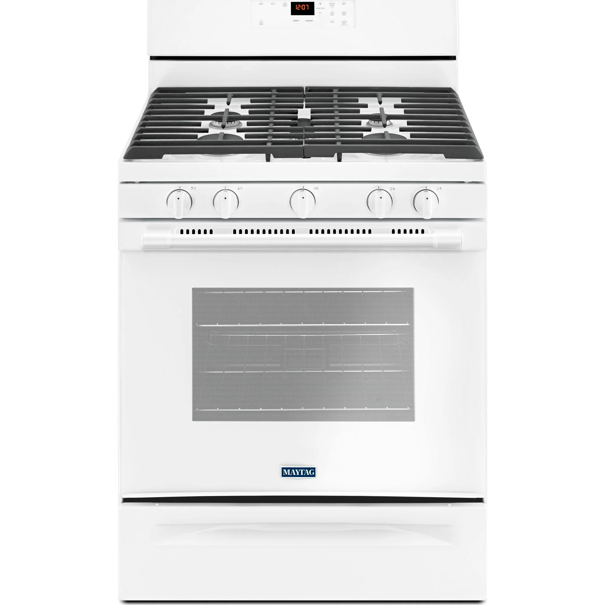 Maytag 30" WIDE GAS RANGE WITH 5TH OVAL BURNER - 5.0 cu. ft. (MGR6600FW) - Image 7