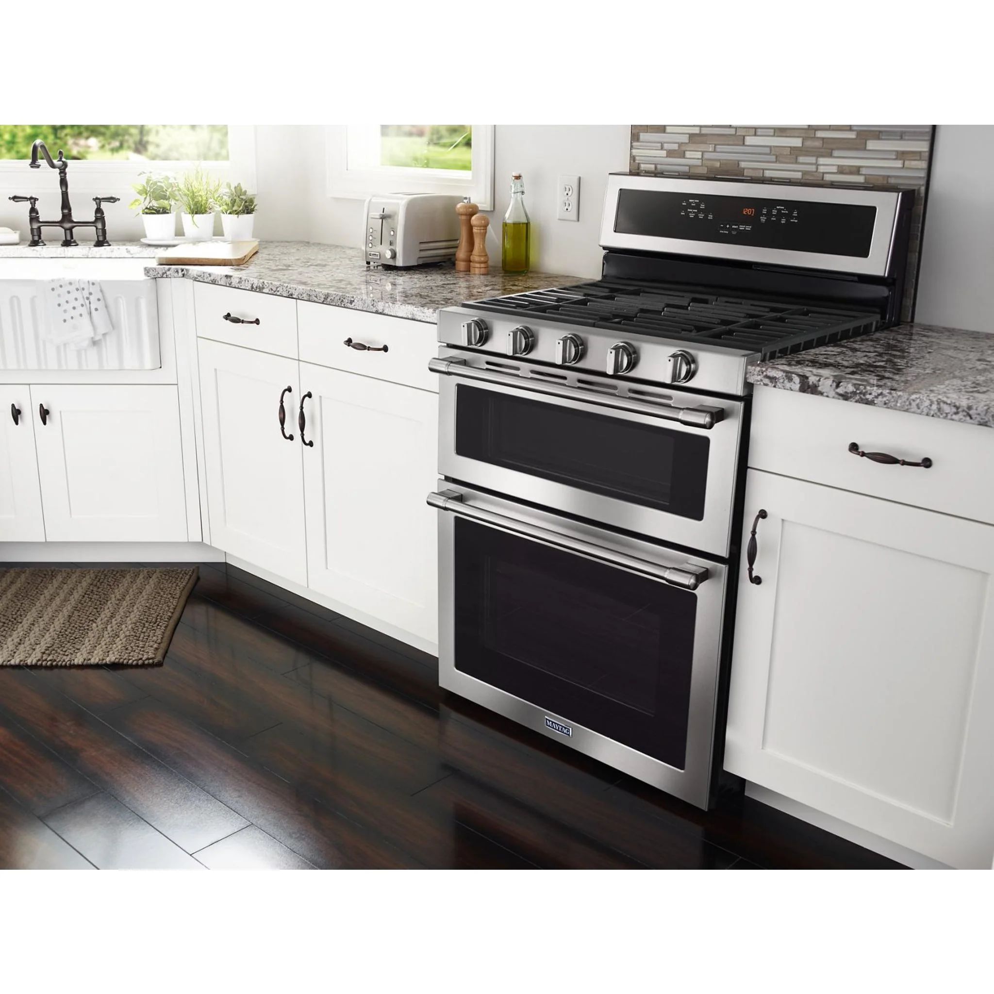 Maytag 30-Inch Wide Double Oven Gas Range with True Convection - 6.0 CU. FT. -Stainless Steel (MGT8800FZ) - Image 29