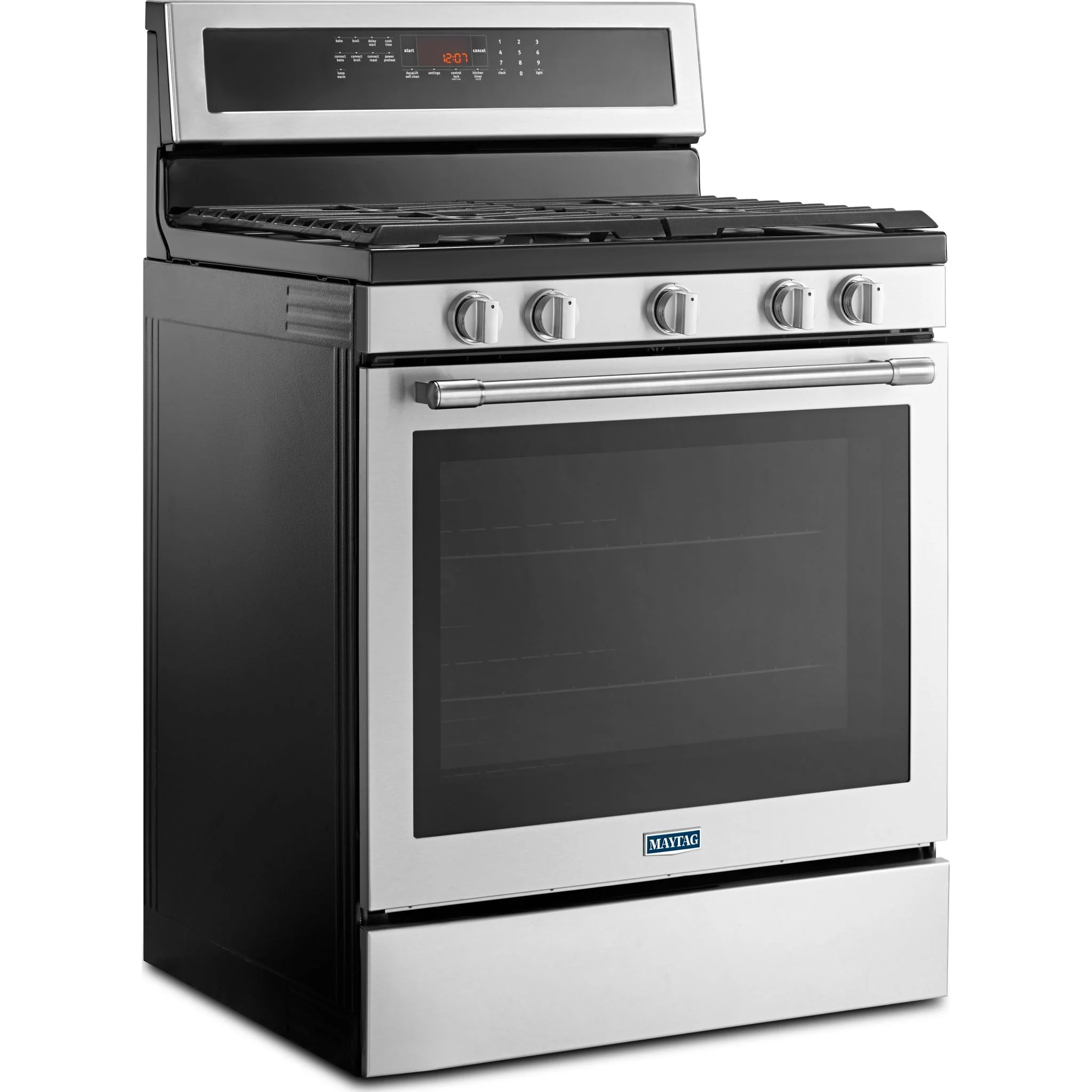 Maytag 30" WIDE GAS RANGE WITH TRUE CONVECTION AND POWER PREHEAT - 5.8 cu. ft. (MGR8800FZ) - Image 2