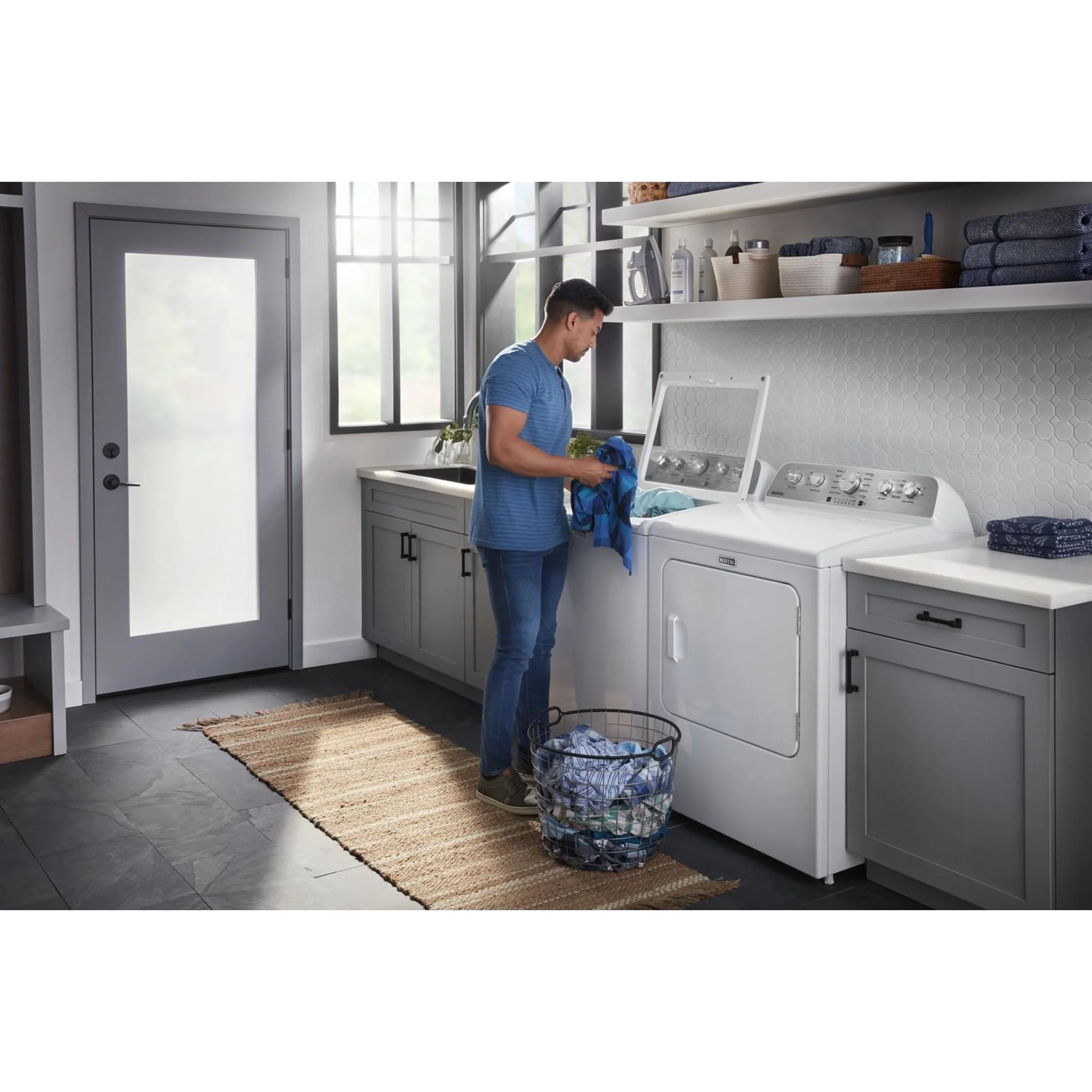 Maytag Top Load Gas Dryer with Steam-Enhanced Cycles - 7.0 cu. ft. -White (MGD5430MW) - Image 22