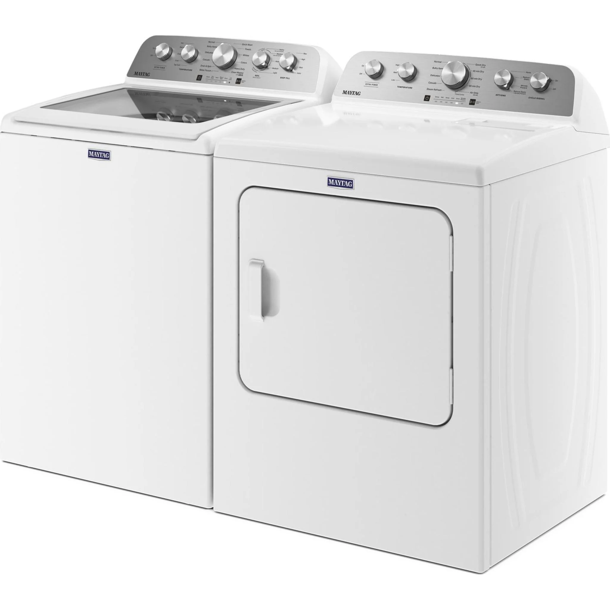 Maytag Top Load Gas Dryer with Steam-Enhanced Cycles - 7.0 cu. ft. -White (MGD5430MW) - Image 9