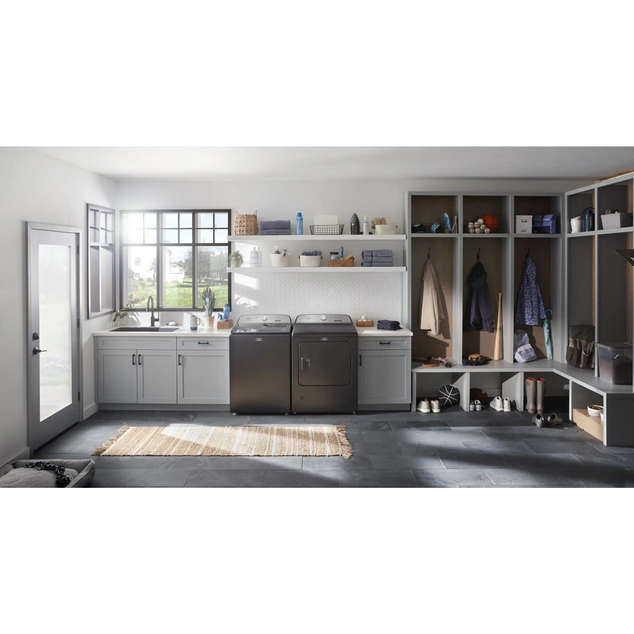 Maytag Pet Pro Top Load Gas Dryer - 7.0 cu.ft. - Black Shadow (MGD6500MBK) - Image 4
