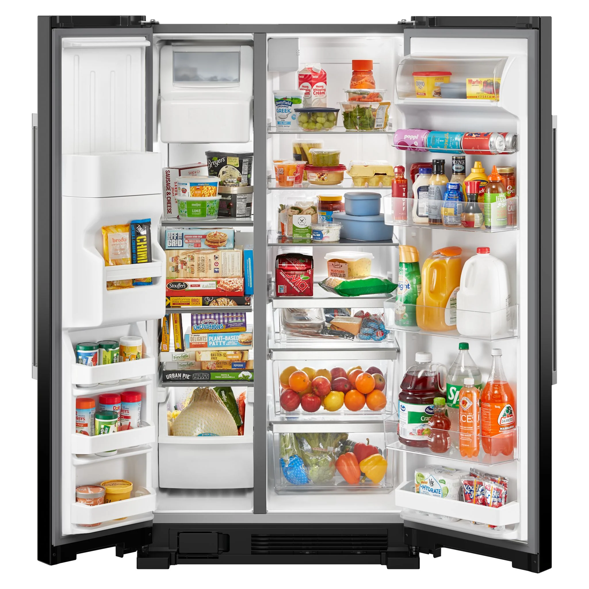 Maytag 36-Inch Wide Side-by-Side Refrigerator - 25 Cu. Ft. -Black (MRSF4036PB) - Image 5
