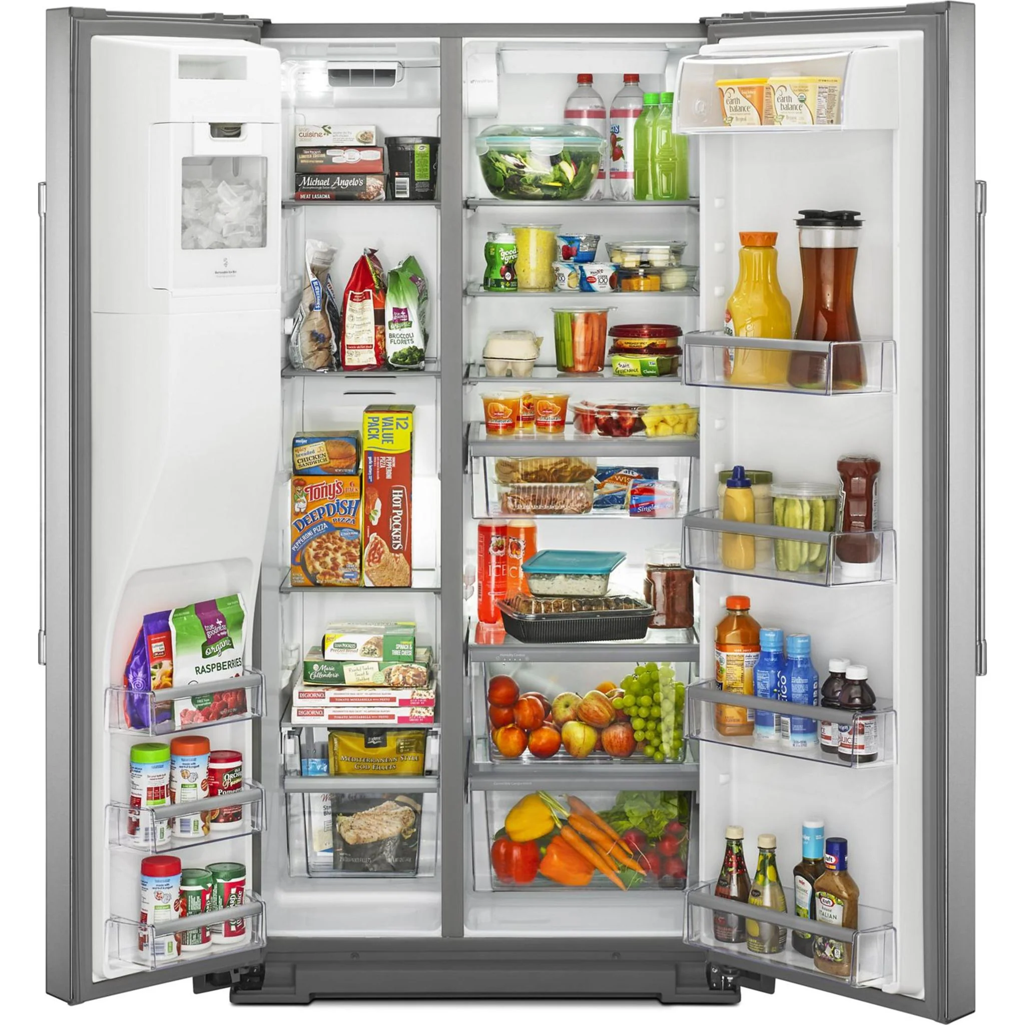 Maytag 36" Wide Counter Depth Side-by-Side Refrigerator - 21 cu. ft. -Stainless Steel (MSC21C6MFZ) - Image 10