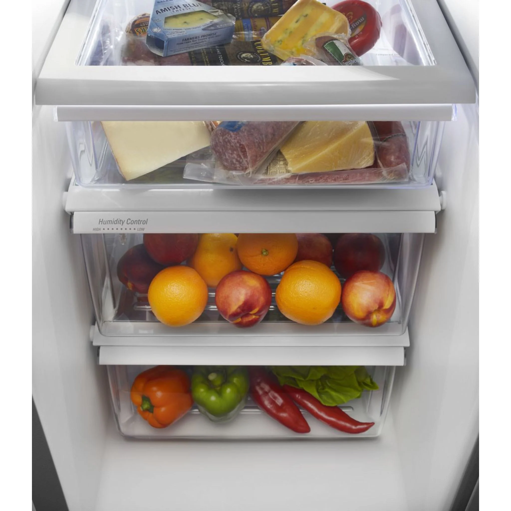 Maytag 36" Wide Counter Depth Side-by-Side Refrigerator - 21 cu. ft. -Stainless Steel (MSC21C6MFZ) - Image 17