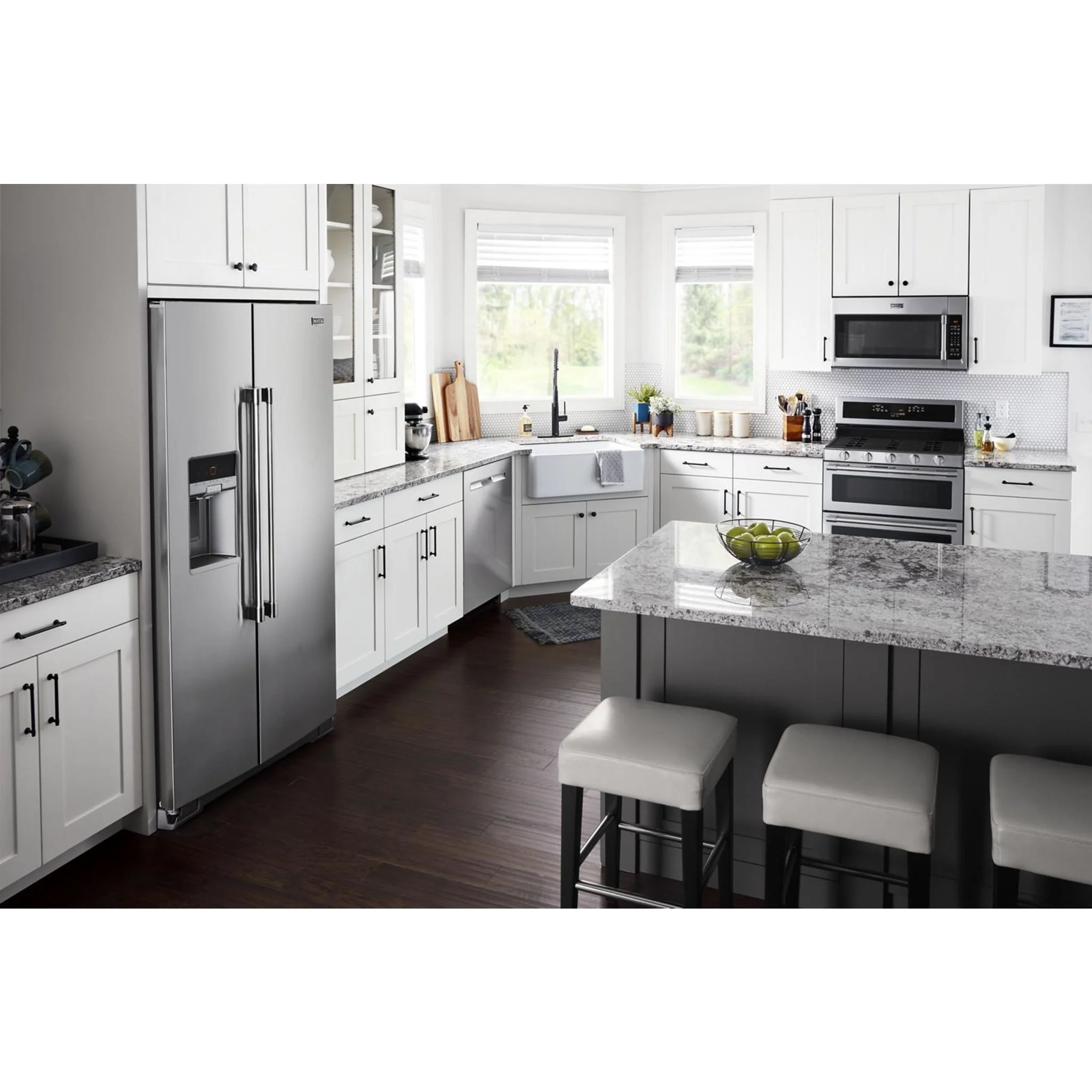 Maytag 36" Wide Counter Depth Side-by-Side Refrigerator - 21 cu. ft. -Stainless Steel (MSC21C6MFZ) - Image 20