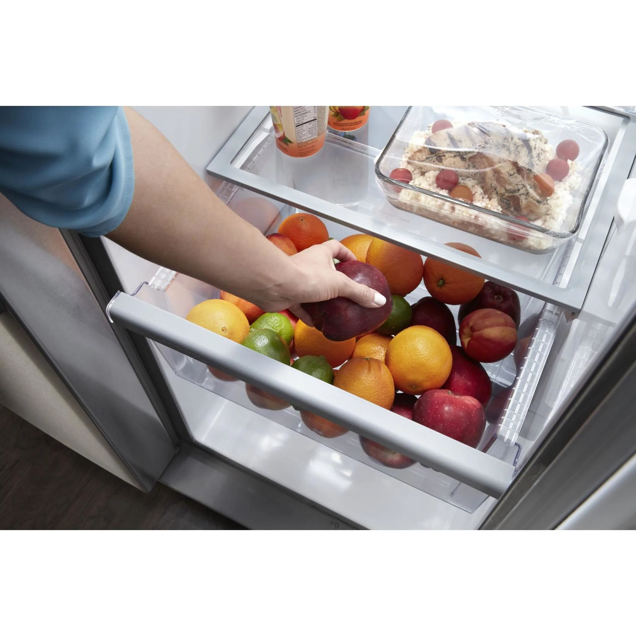Maytag 36" Wide Counter Depth Side-by-Side Refrigerator - 21 cu. ft. -Stainless Steel (MSC21C6MFZ) - Image 9