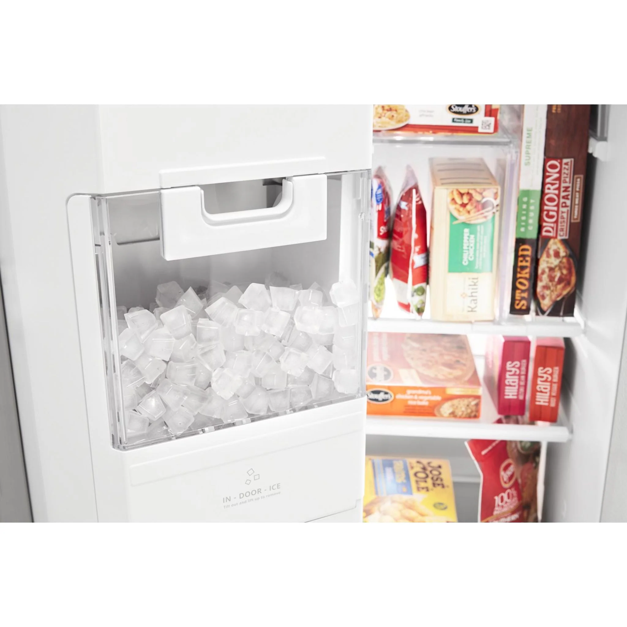 Maytag 36-Inch Wide Side-by-Side Refrigerator with Exterior Ice and Water Dispenser - 25 Cu. Ft. -Fingerprint Resistant Stainless Steel (MSS25C4MGZ) - Image 17
