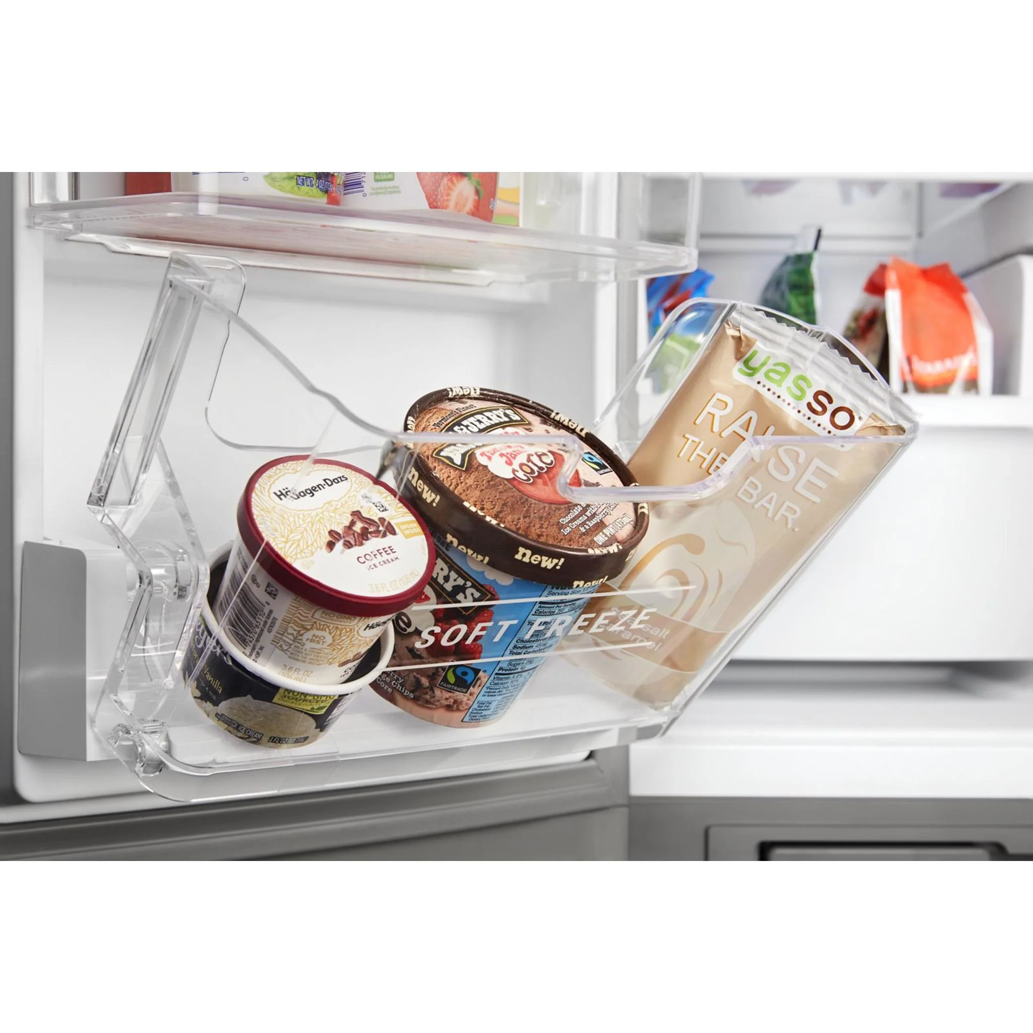 Maytag 36-Inch Wide Side-by-Side Refrigerator with Exterior Ice and Water Dispenser - 25 Cu. Ft. -Fingerprint Resistant Stainless Steel (MSS25C4MGZ) - Image 3