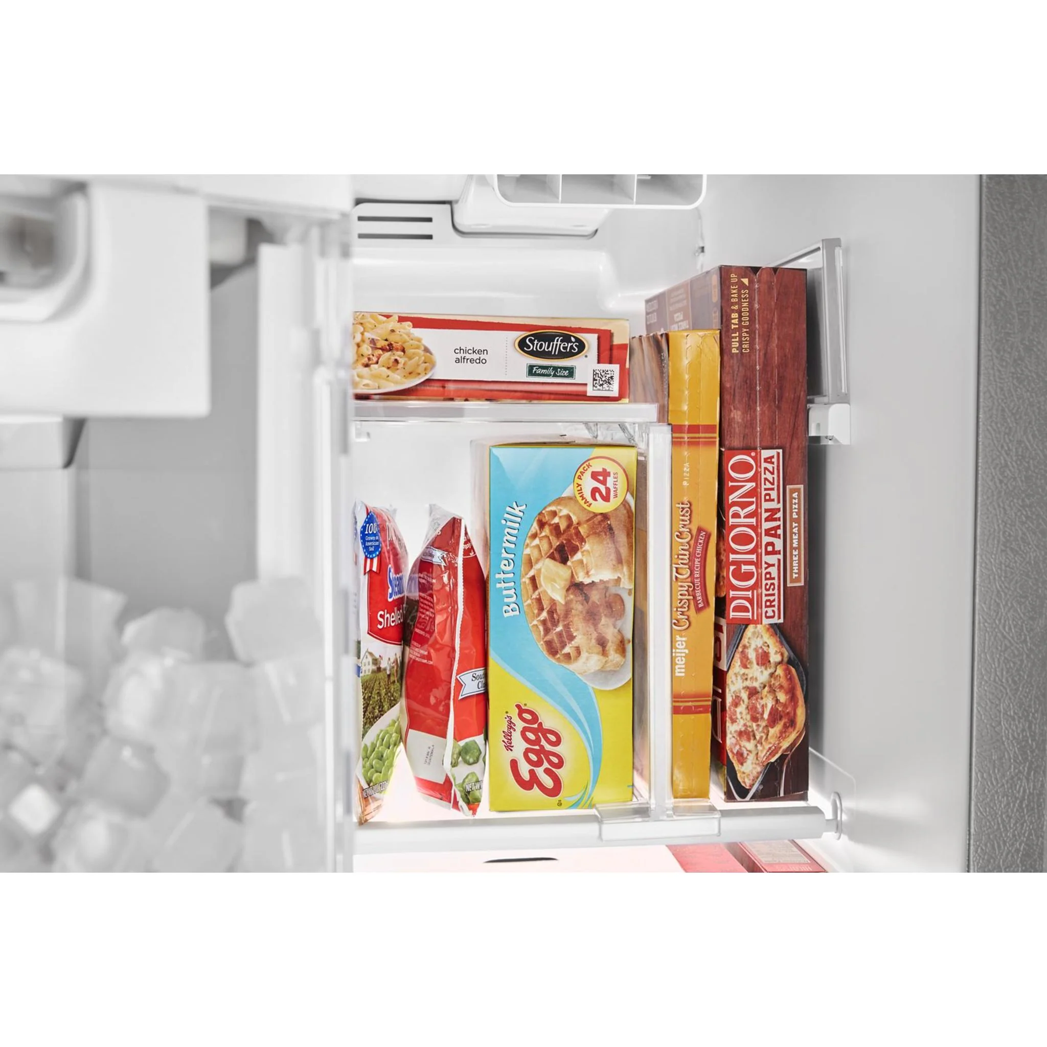 Maytag 36-Inch Wide Side-by-Side Refrigerator with Exterior Ice and Water Dispenser - 25 Cu. Ft. -Fingerprint Resistant Stainless Steel (MSS25C4MGZ) - Image 6