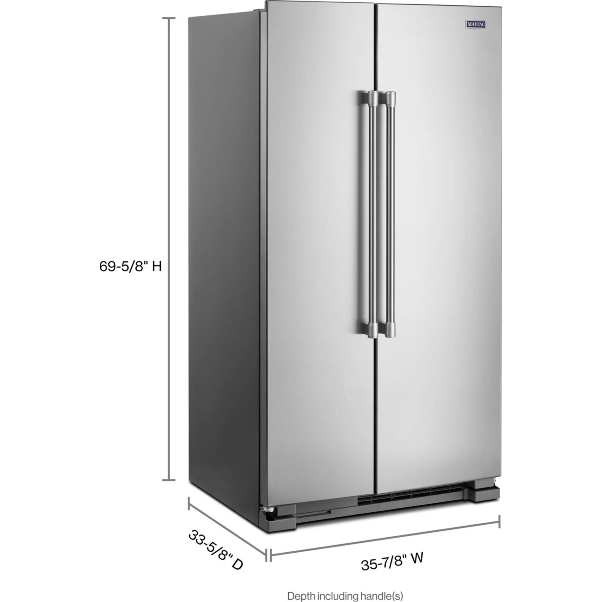 Maytag 36-Inch Wide Side-by-Side Refrigerator - 25 cu. ft. -Fingerprint Resistant (MSS25N4MKZ) - Image 15
