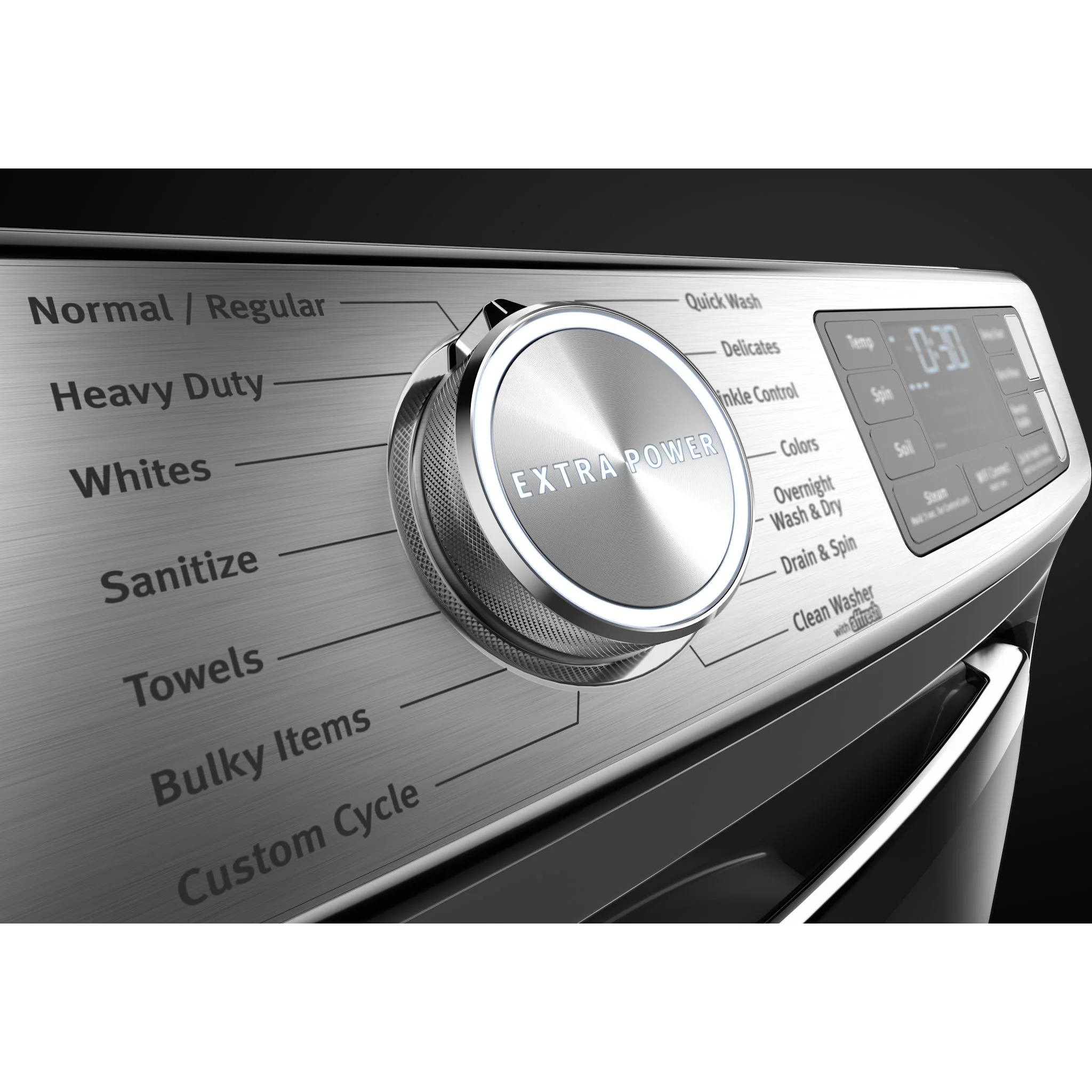 Maytag Smart Front Load Washer with Extra Power and 24-Hr Fresh Hold option - 5.8 cu. ft. -Metallic Slate (MHW8630HC) - Image 11