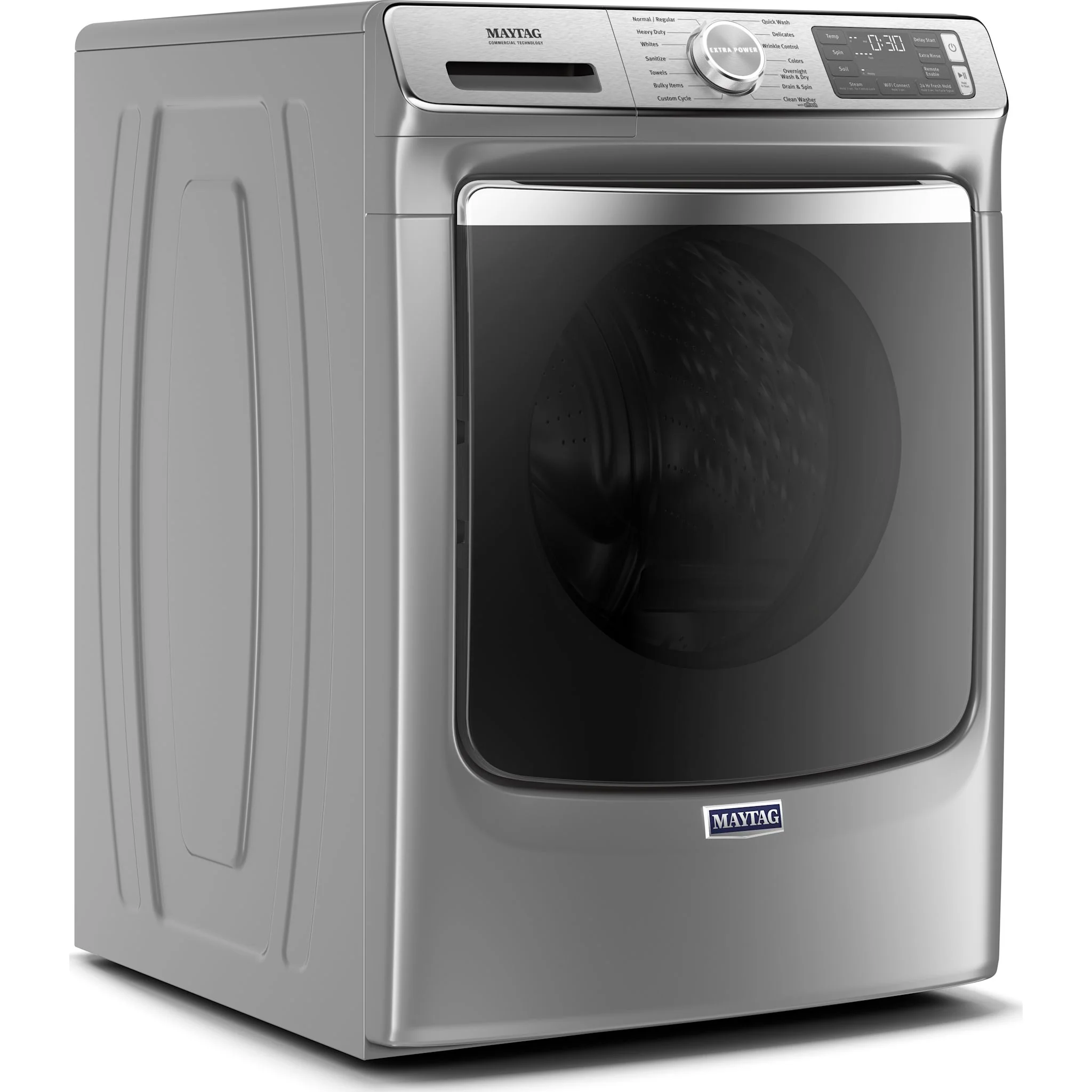 Maytag Smart Front Load Washer with Extra Power and 24-Hr Fresh Hold option - 5.8 cu. ft. -Metallic Slate (MHW8630HC) - Image 2