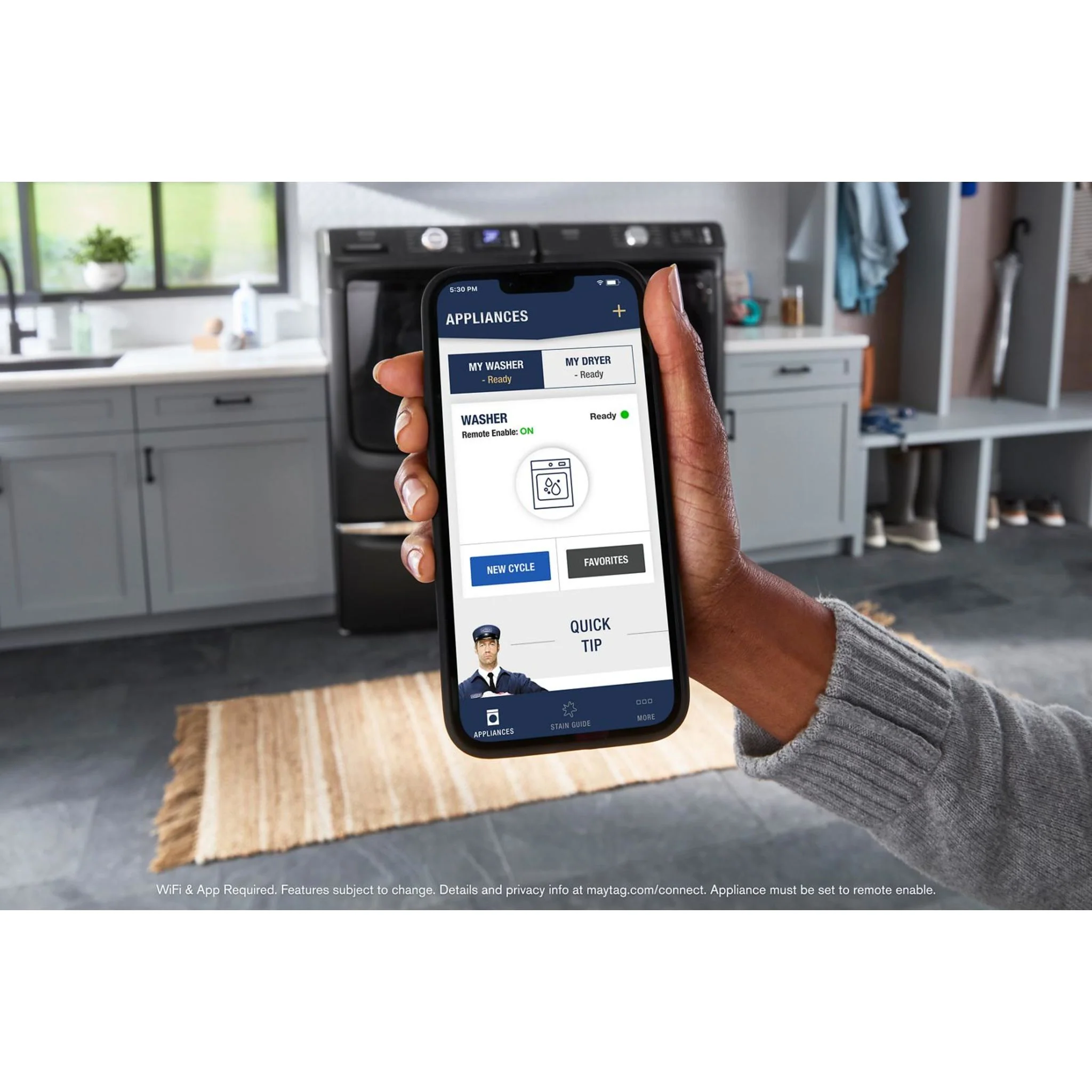 Maytag Smart Pet Pro Front Load Electric Dryer - 7.4 CU. FT. -Volcano Black (YMED7020RU) - Image 7