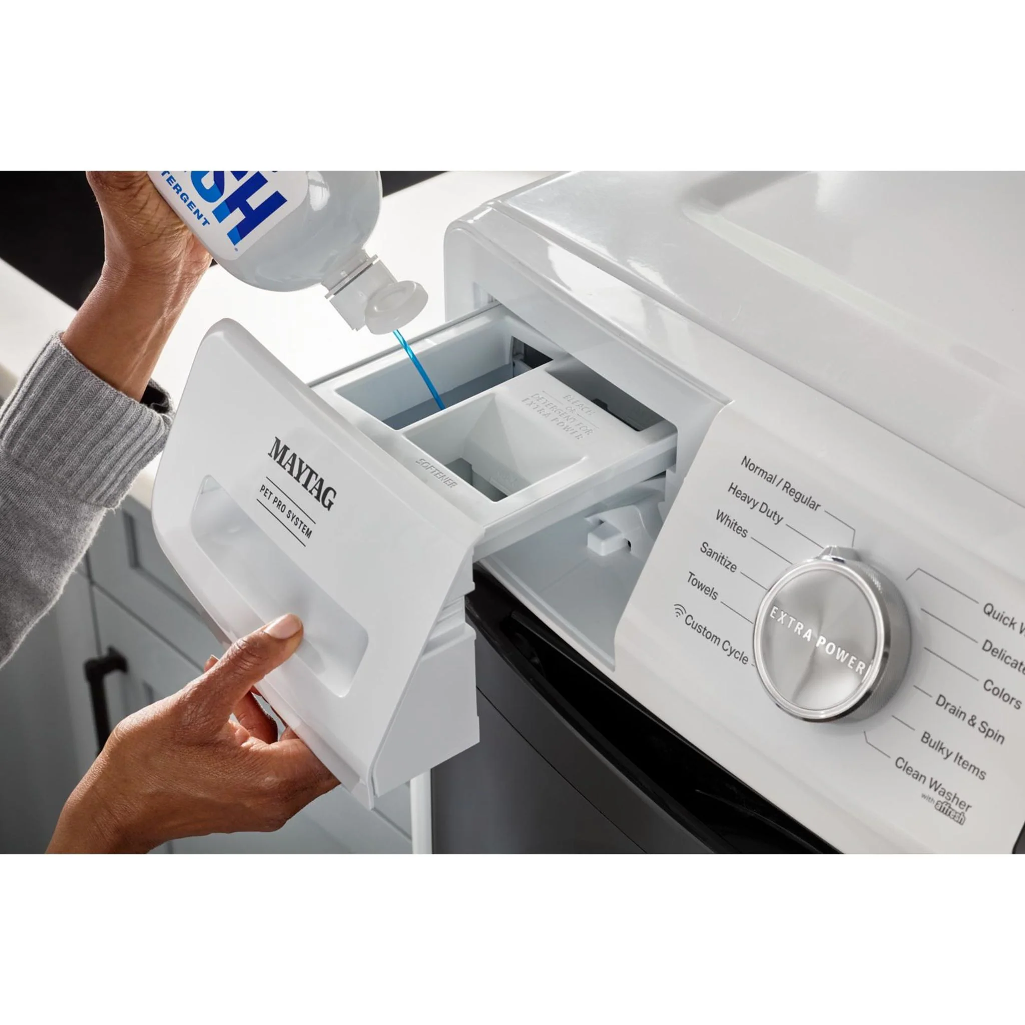 Maytag Smart Pet Pro Front Load Electric Dryer - 7.4 CU. FT. -White (YMED7020RW) - Image 23