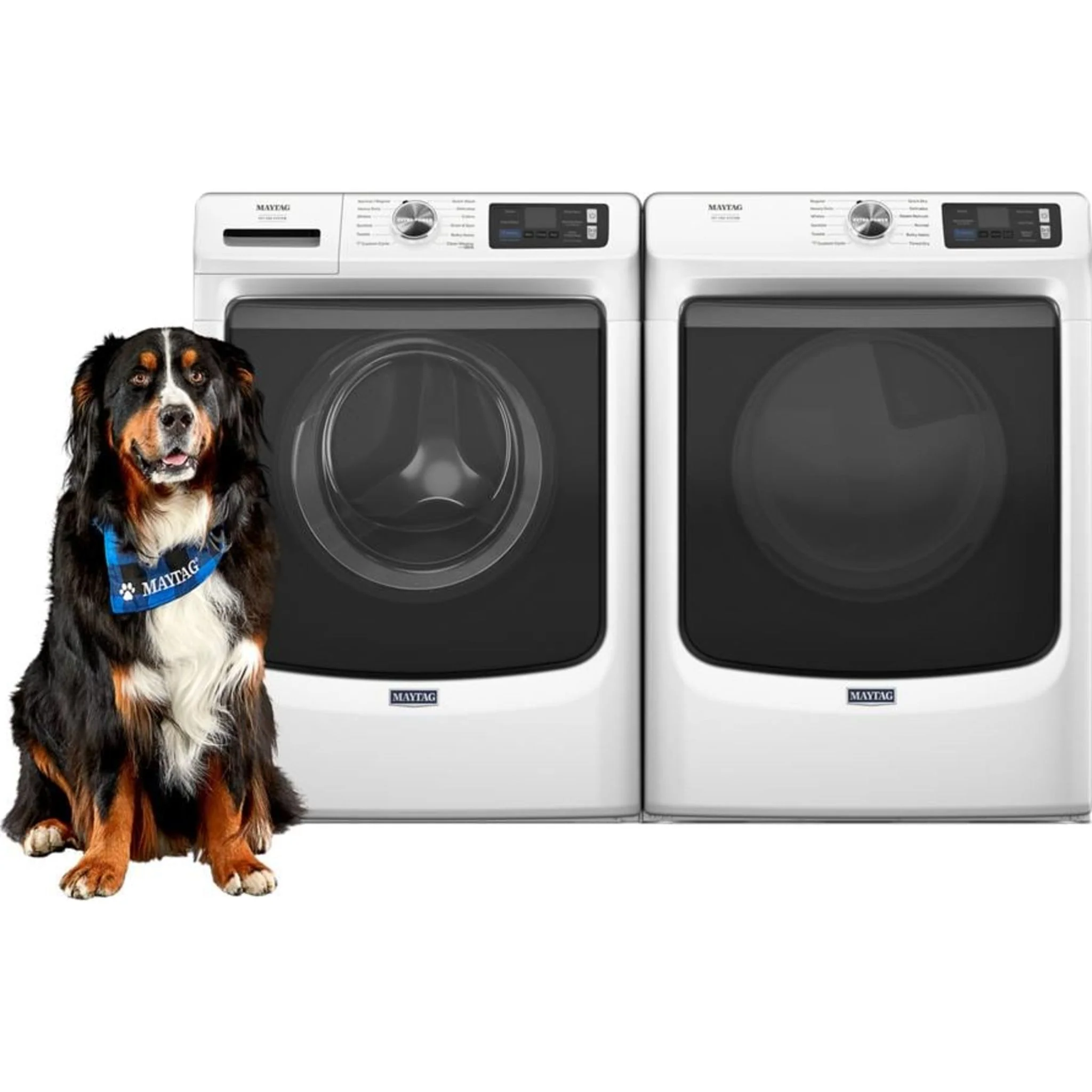 Maytag Smart Pet Pro Front Load Electric Dryer - 7.4 CU. FT. -White (YMED7020RW) - Image 37