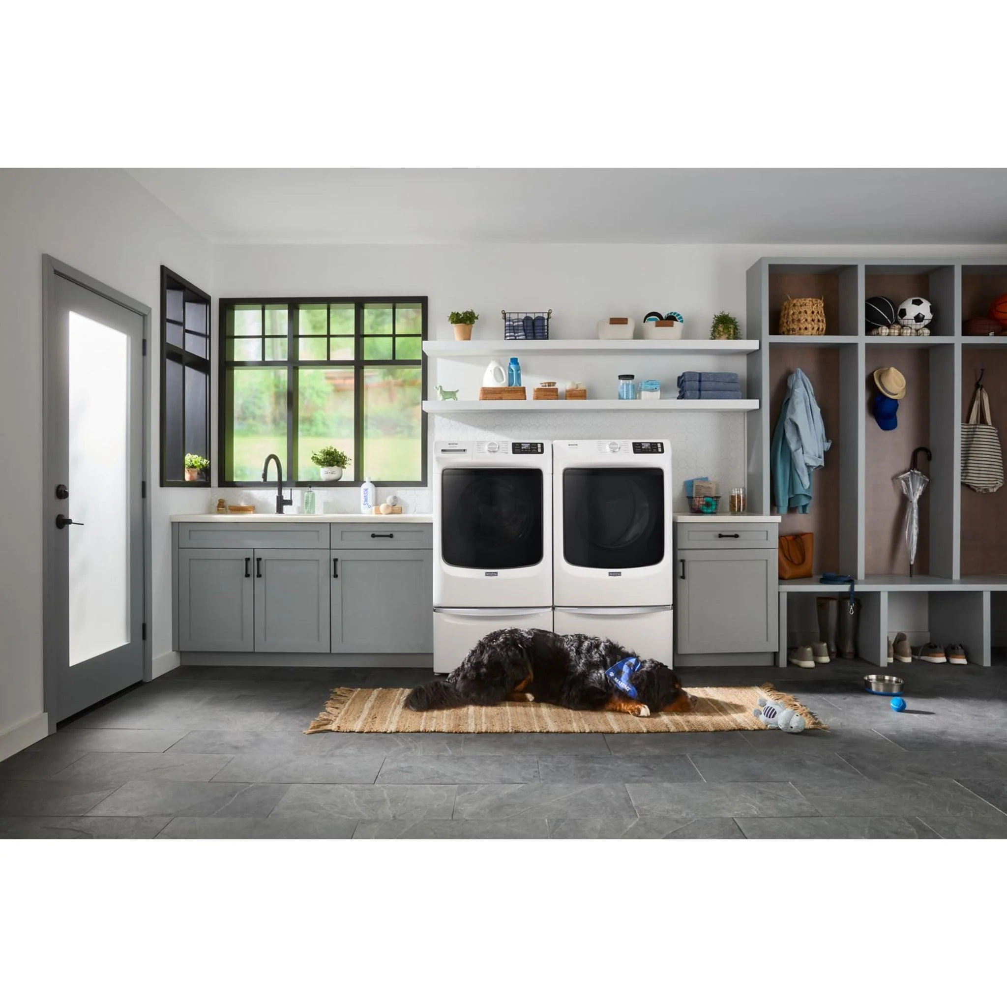 Maytag Smart Pet Pro Front Load Electric Dryer - 7.4 CU. FT. -White (YMED7020RW) - Image 4
