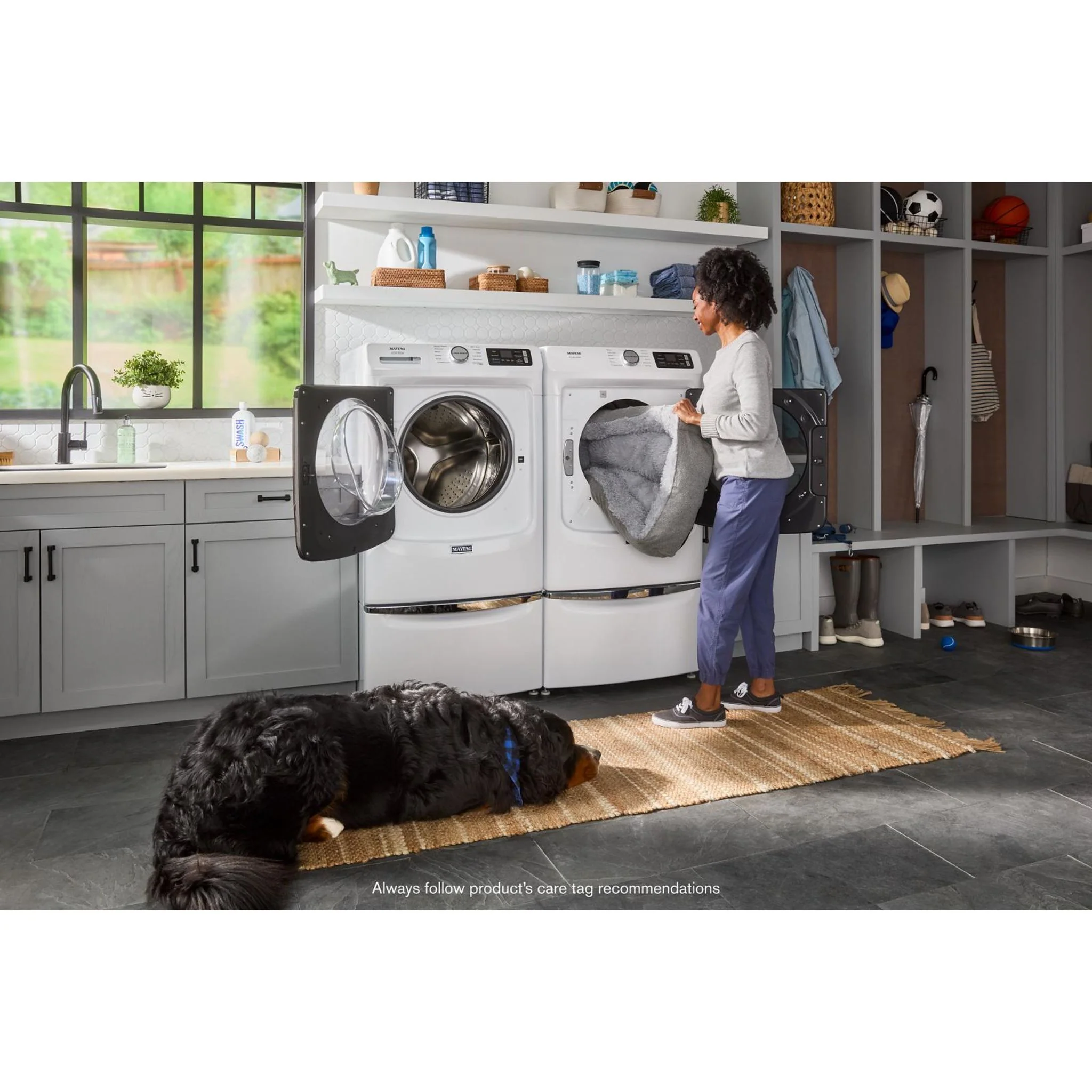 Maytag Smart Pet Pro Front Load Electric Dryer - 7.4 CU. FT. -White (YMED7020RW) - Image 61