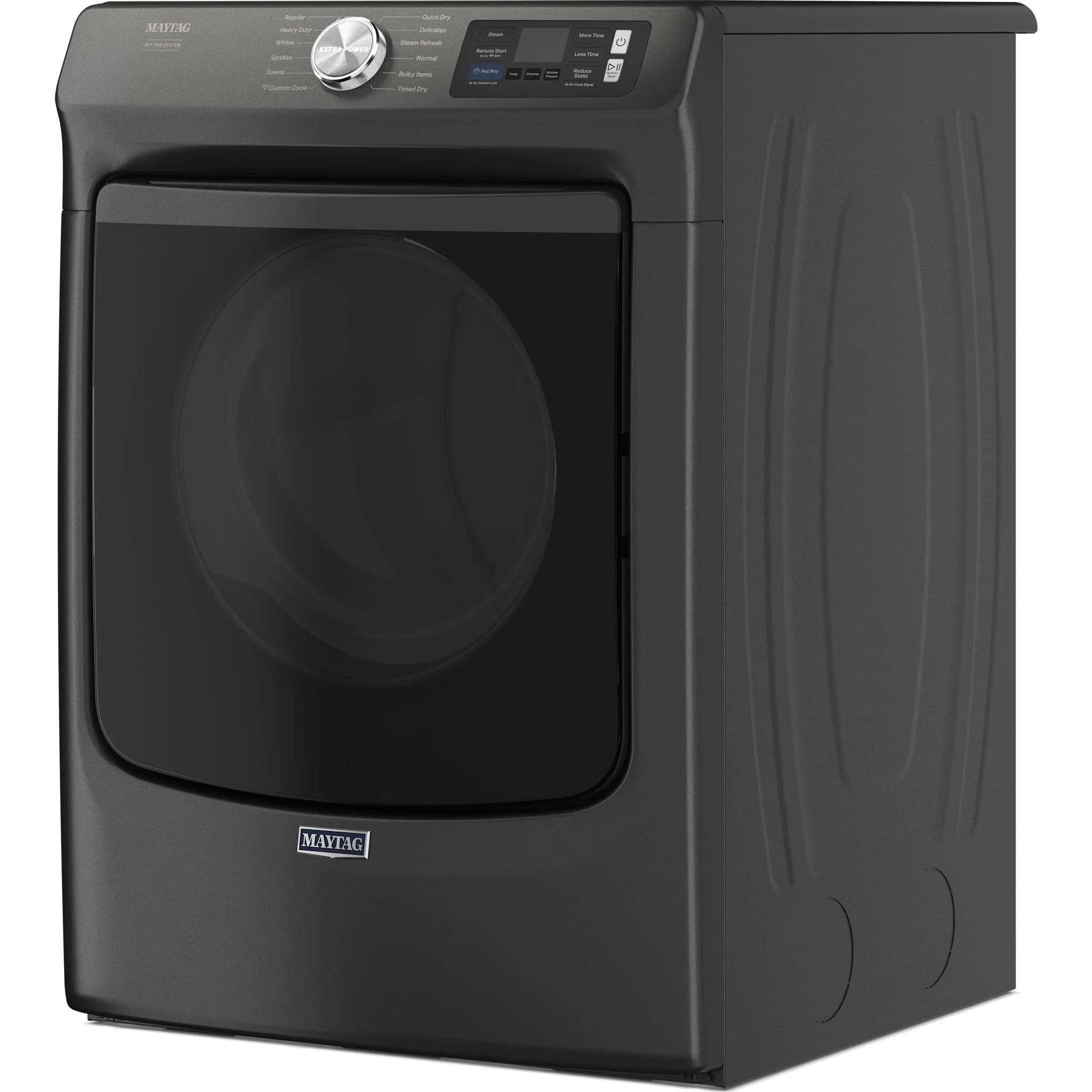 Maytag Smart Pet Pro Front Load Gas Dryer - 7.4 CU. FT. -Volcano Black (MGD7020RU) - Image 3