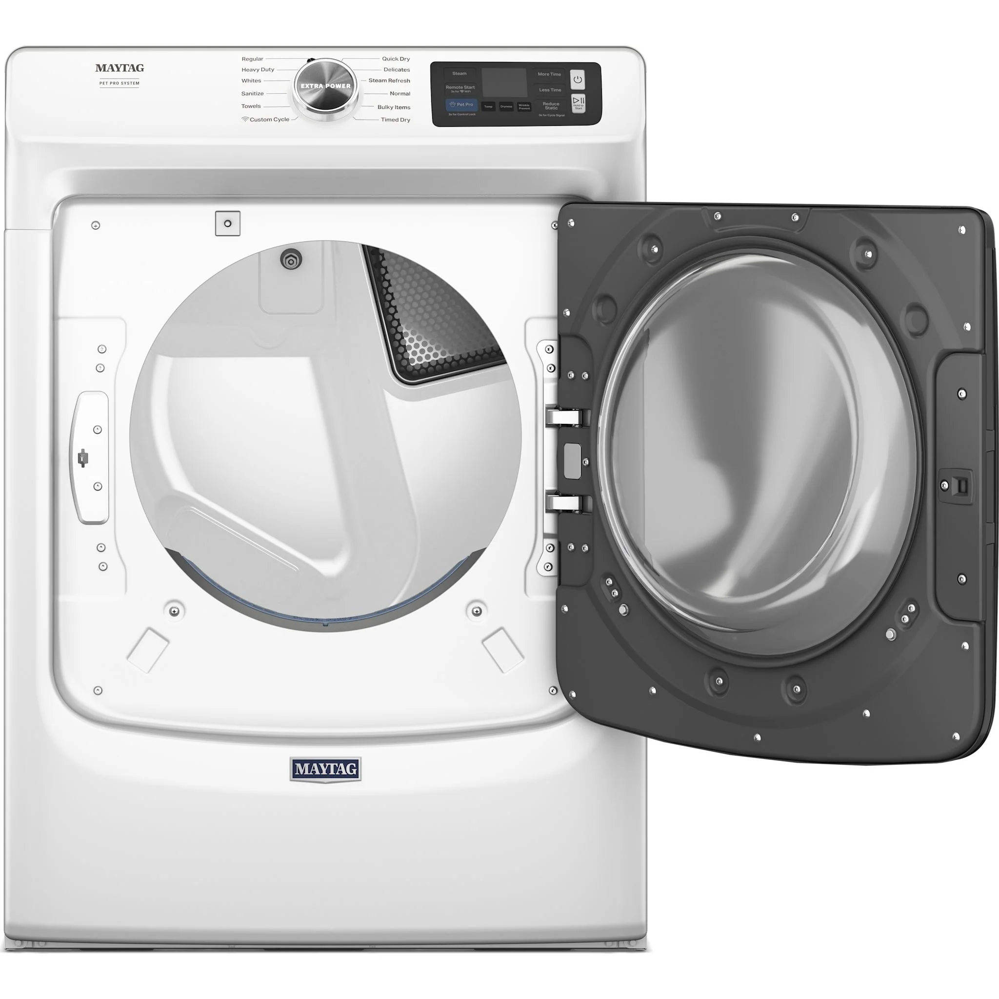 Maytag Smart Pet Pro Front Load Gas Dryer - 7.4 CU. FT. -White (MGD7020RW) - Image 12