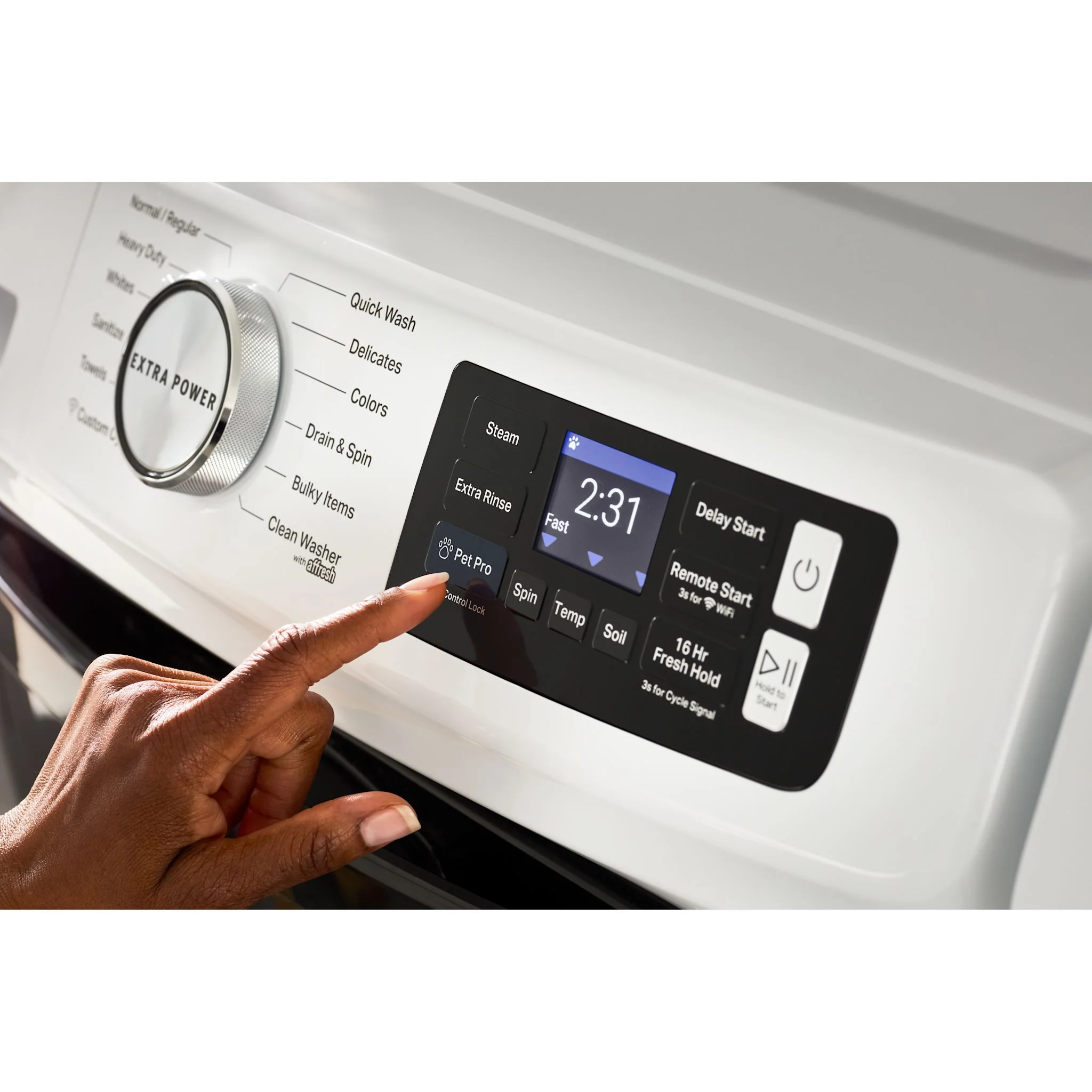 Maytag Smart Pet Pro Front Load Gas Dryer - 7.4 CU. FT. -White (MGD7020RW) - Image 9