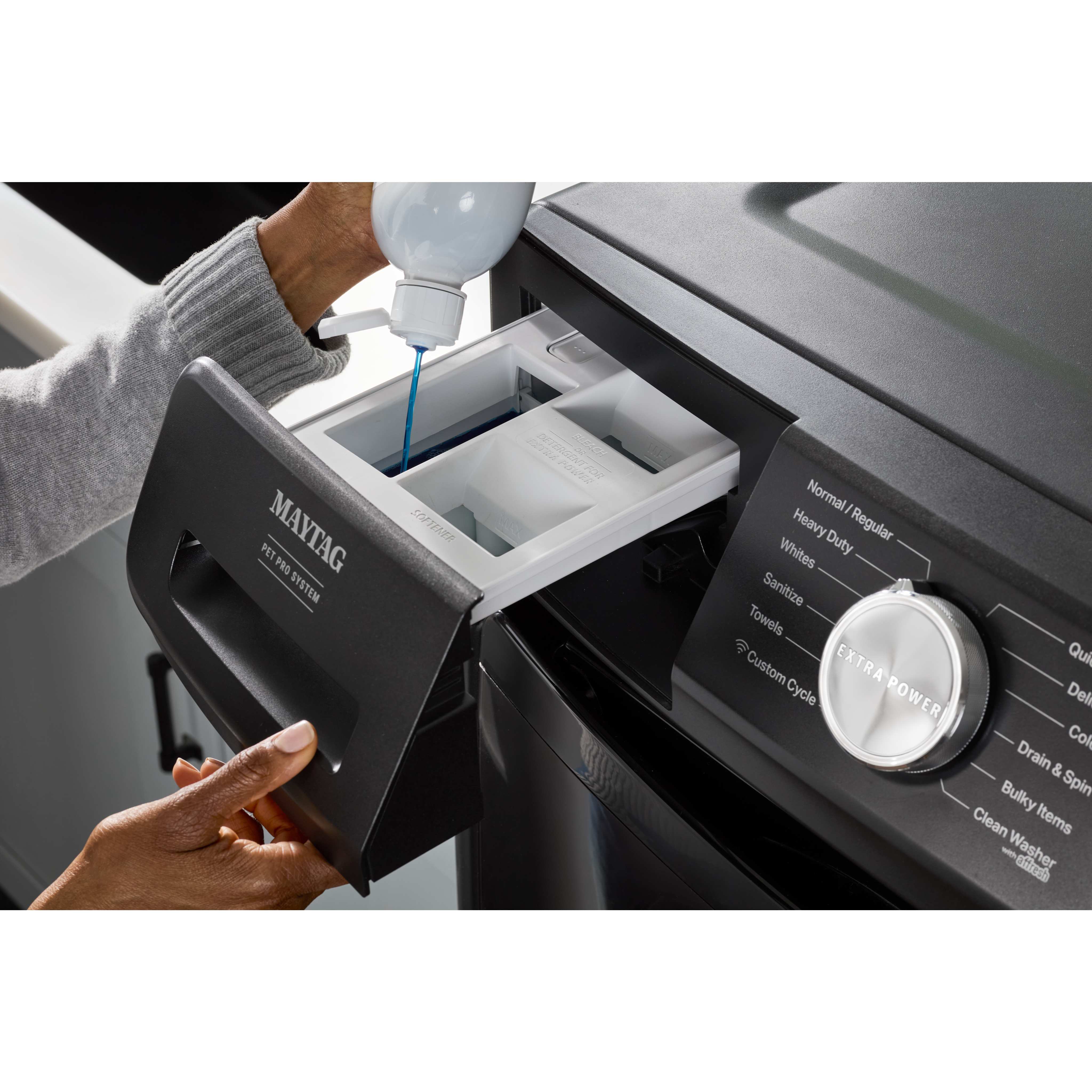 Maytag Smart Pet Pro Front Load Washer - 5.8 CU. FT. (I.E.C.) -Midnight Steel (MFW7020RF) - Image 5