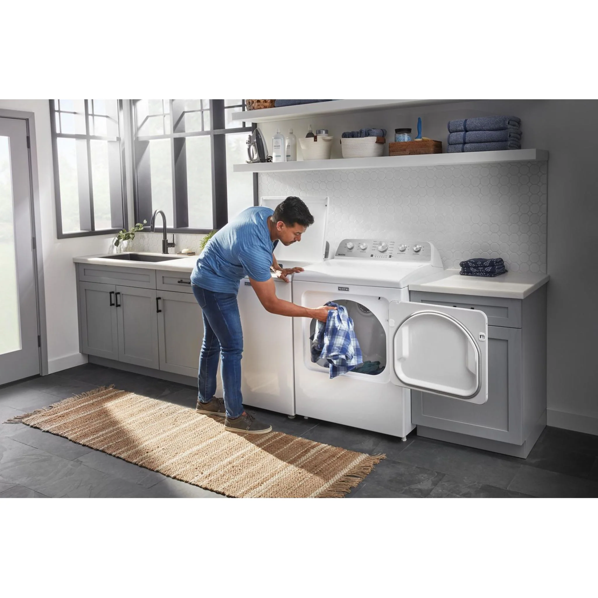 Maytag Top Load Electric Dryer with Extra Power - 7.0 cu. ft. -White (YMED5030MW) - Image 22