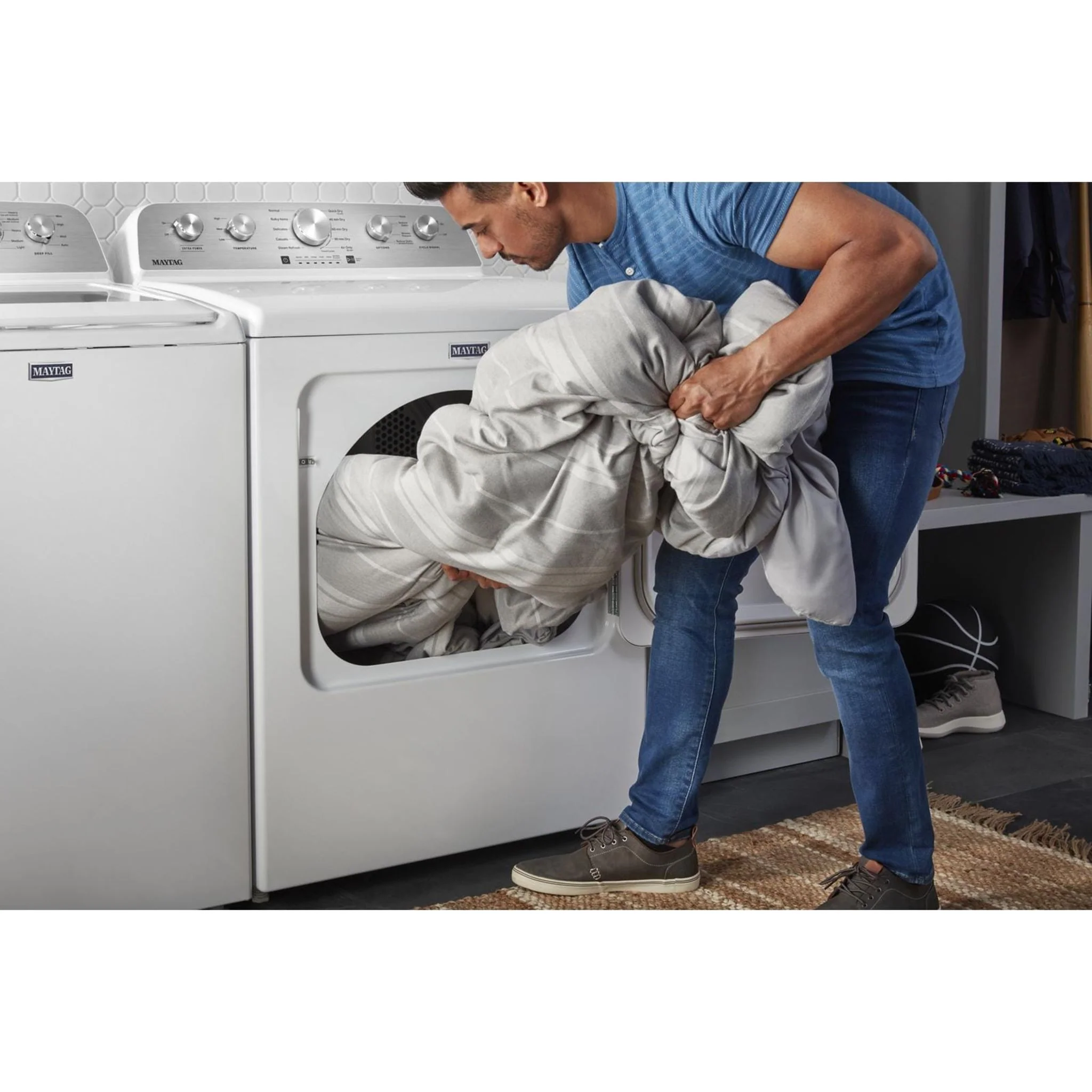 Maytag Top Load Electric Dryer with Extra Power - 7.0 cu. ft. -White (YMED5030MW) - Image 24