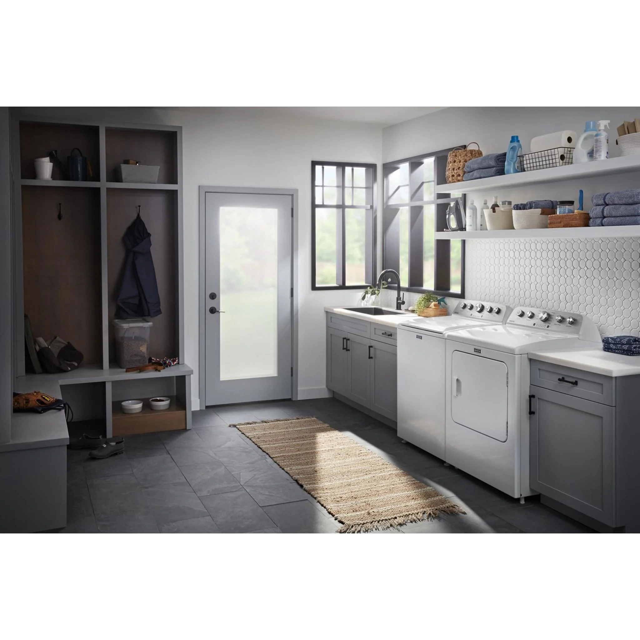 Maytag Top Load Electric Dryer with Extra Power - 7.0 cu. ft. -White (YMED5030MW) - Image 6