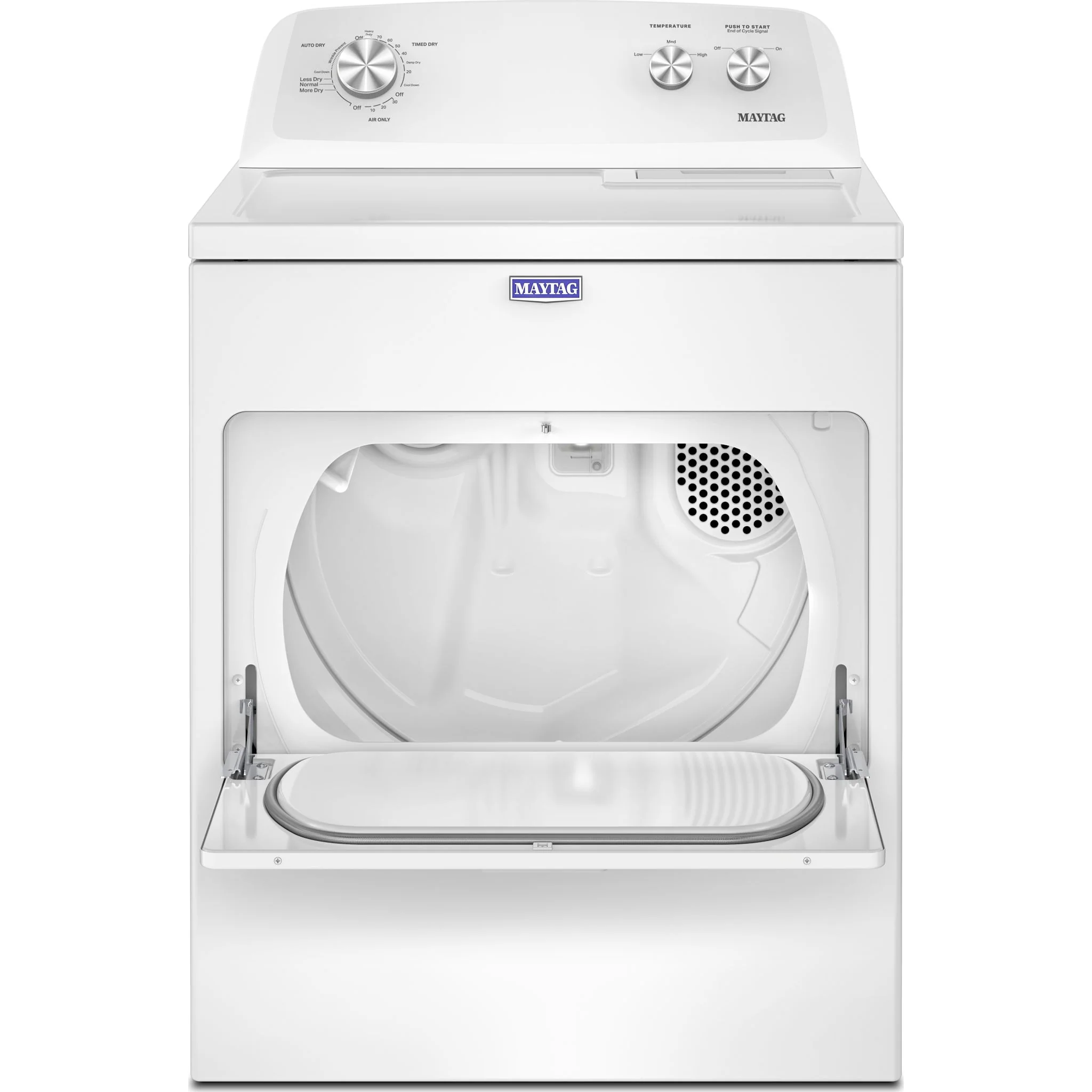 Maytag Top Load Electric Wrinkle Prevent Dryer - 7.0 cu. ft. -White (YMED4005SW) - Image 4