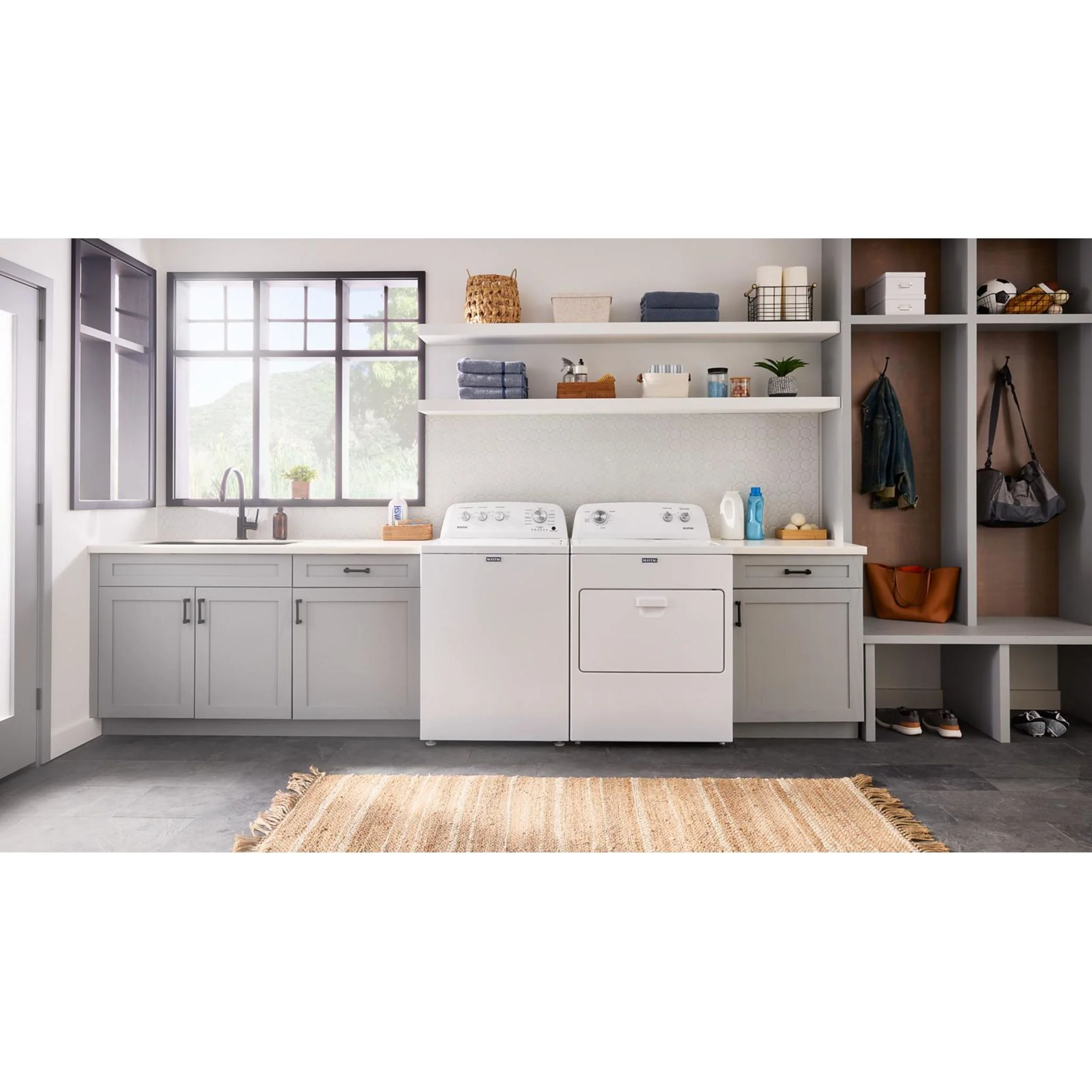 Maytag Top Load Electric Wrinkle Prevent Dryer - 7.0 cu. ft. -White (YMED4005SW) - Image 8