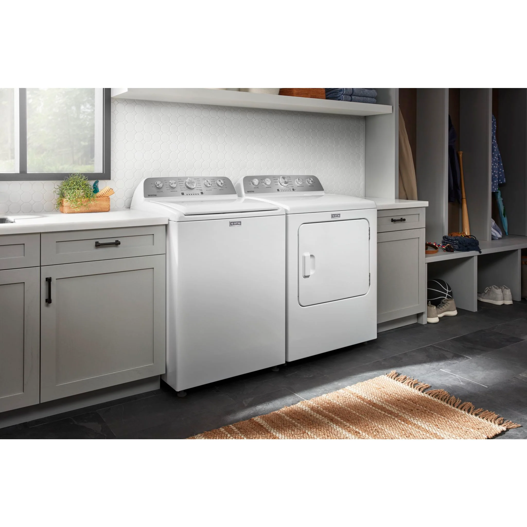 Maytag Top Load Laundry Pair with Extra Power - 5.2 cu. ft. - White (YMED5030MW & MVW5035MW) - Image 11