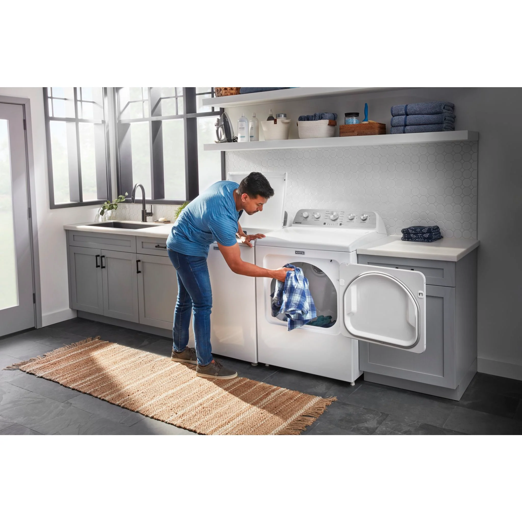 Maytag Top Load Laundry Pair with Extra Power - 5.2 cu. ft. - White (YMED5030MW & MVW5035MW) - Image 13