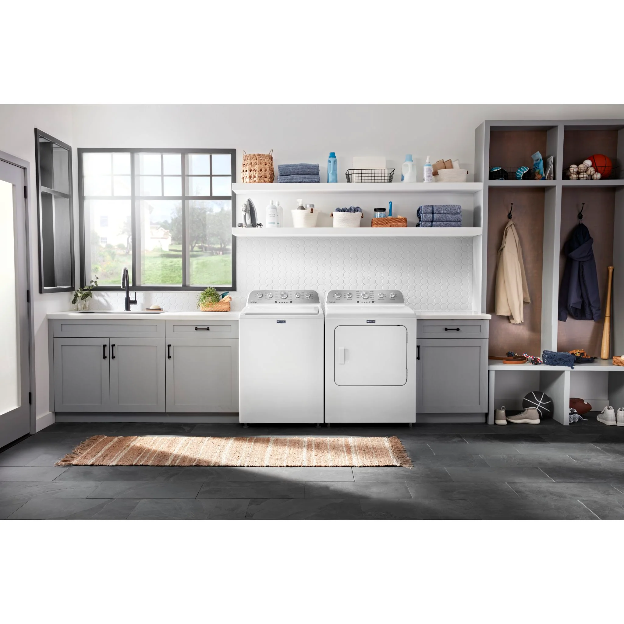 Maytag Top Load Laundry Pair with Extra Power - 5.2 cu. ft. - White (YMED5030MW & MVW5035MW) - Image 8