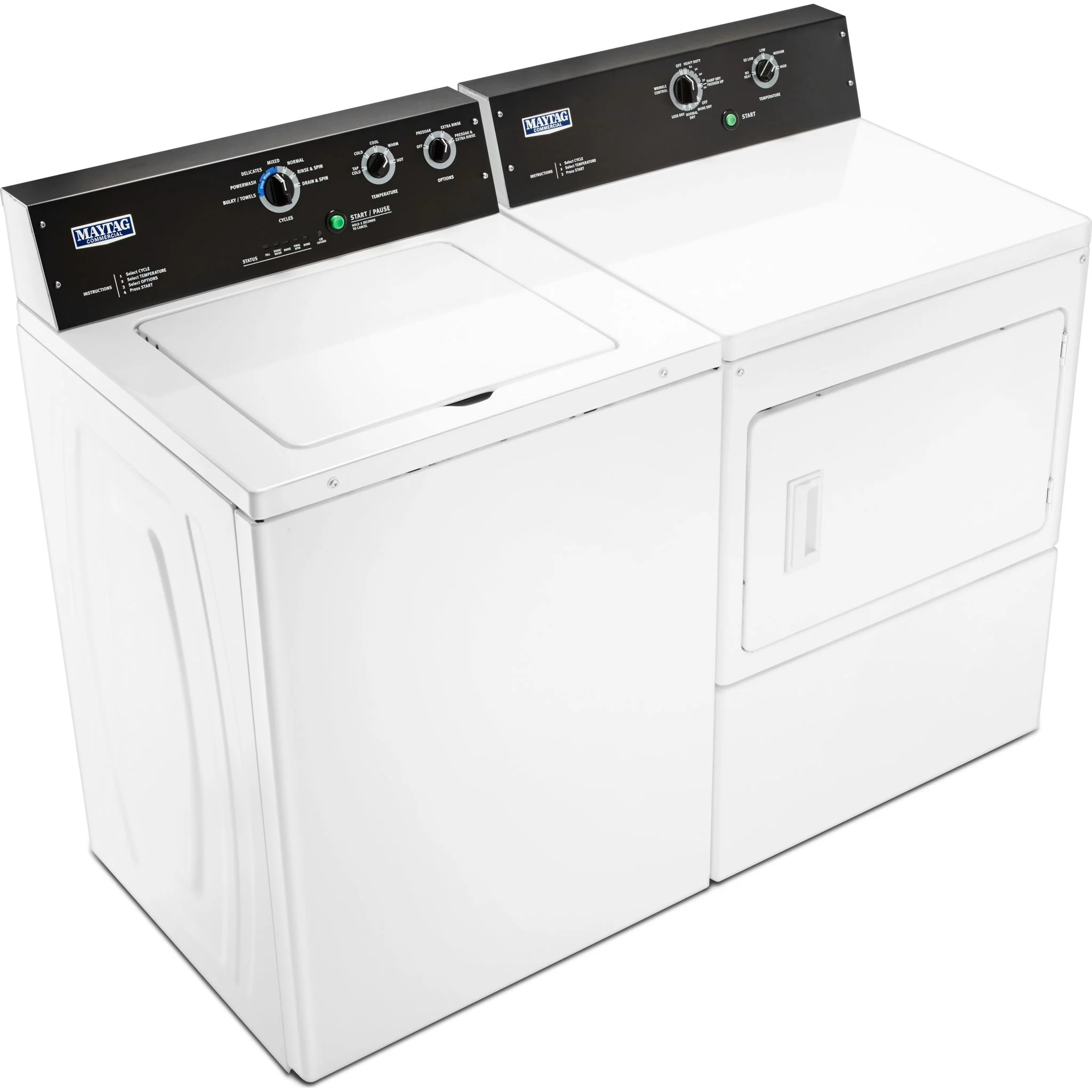 Maytag Top Load Pair (MAY1450326K) - White - Image 2