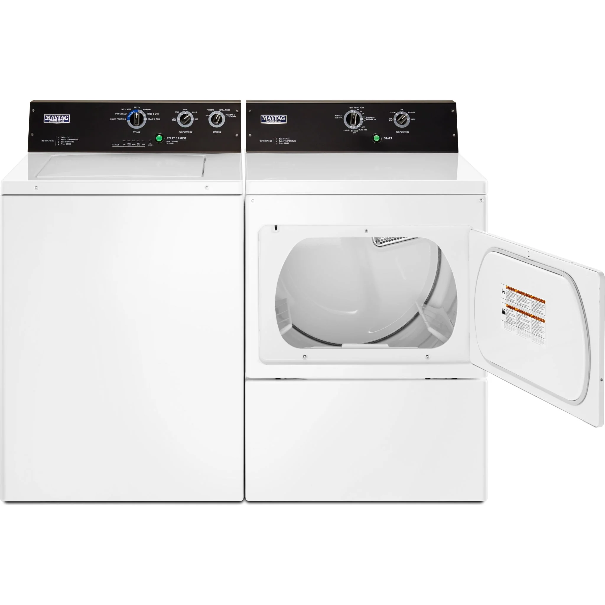 Maytag Top Load Pair (MAY1450326K) - White - Image 3