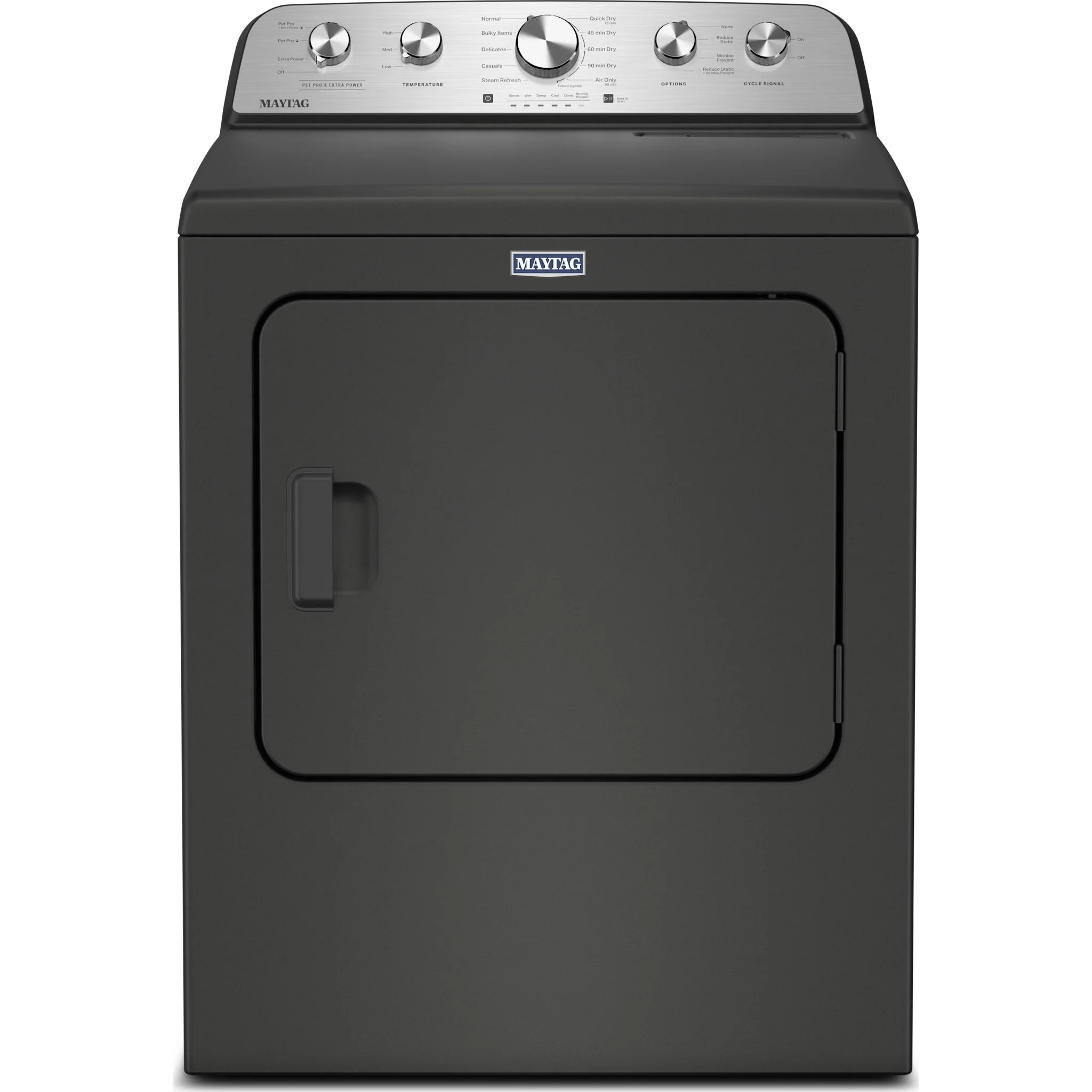 Maytag Top Load Pair (MTW5605RU-YMED5605RU) - Volcano Black - Image 5