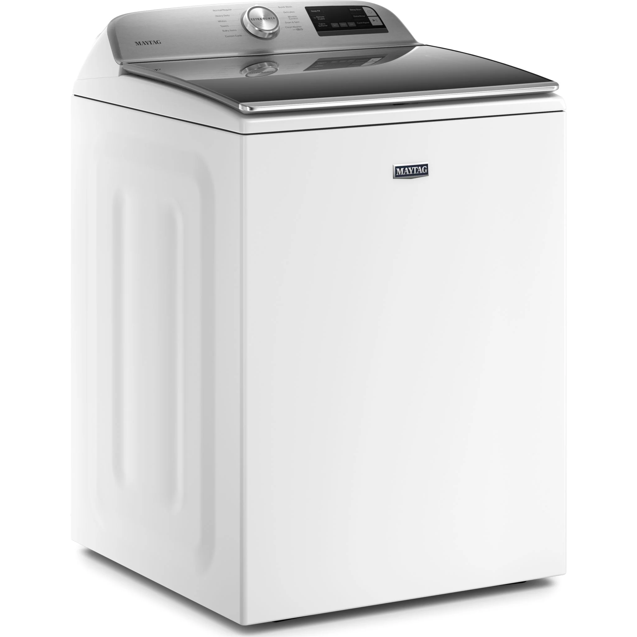 Maytag Smart Top Load Washer with Extra Power Button - 5.4cuft - White (MVW6230HW) - Image 2