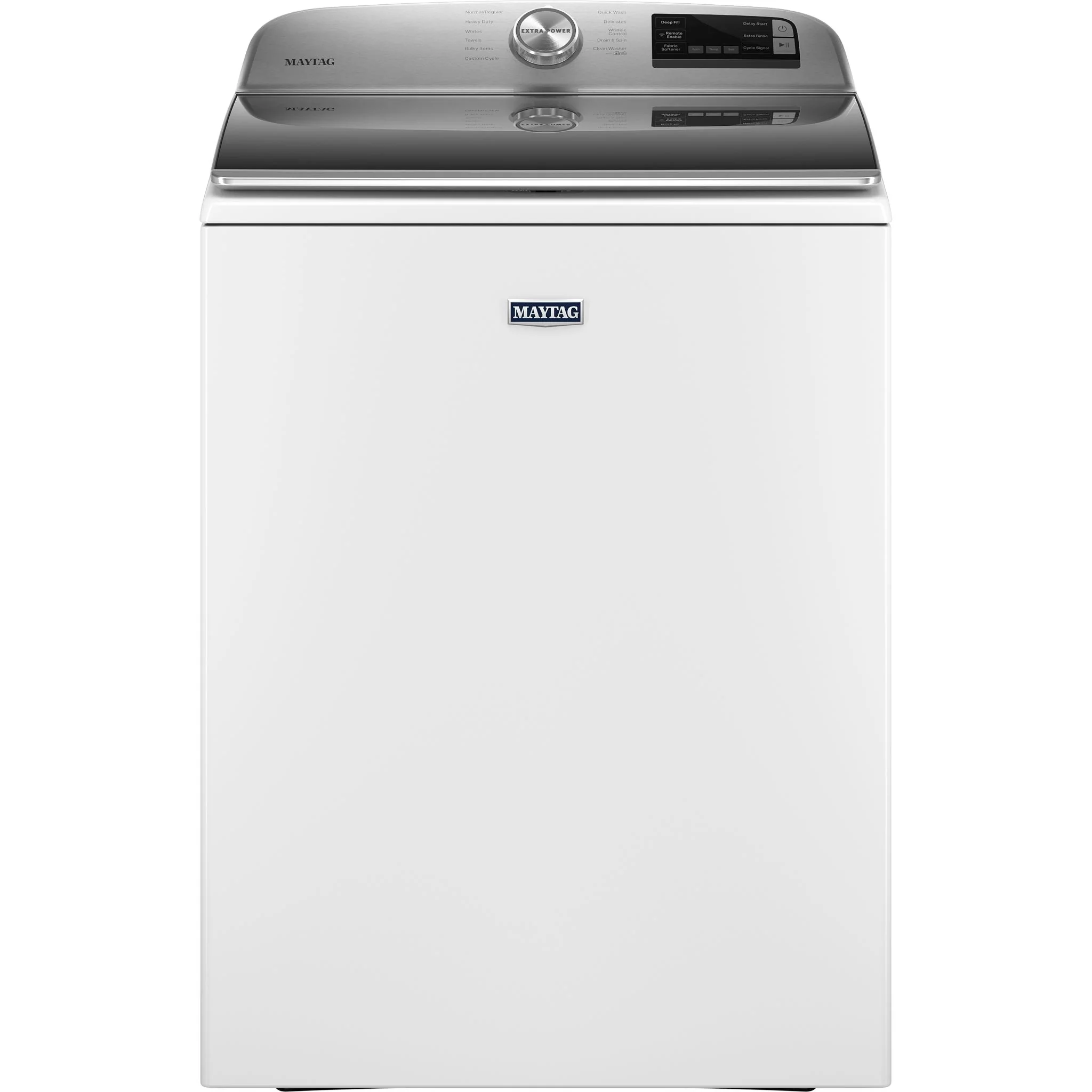 Maytag Smart Top Load Washer with Extra Power Button - 5.4cuft - White (MVW6230HW) - Image 24
