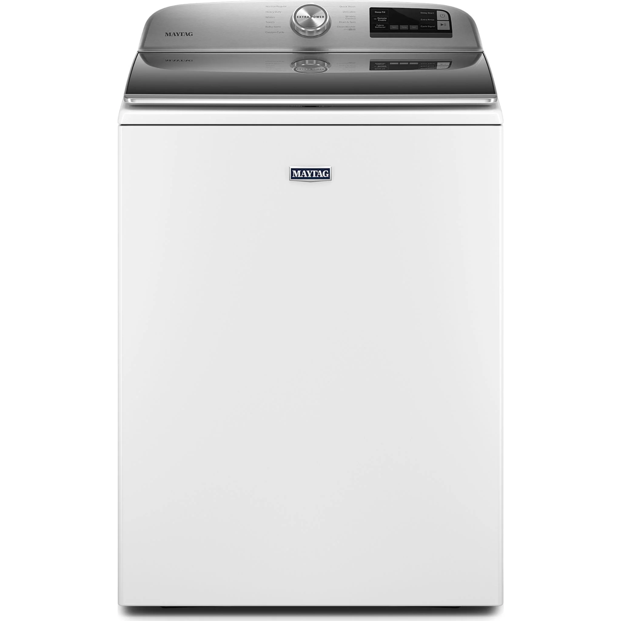 Maytag Smart Top Load Washer with Extra Power Button - 5.4cuft - White (MVW6230HW) - Image 52