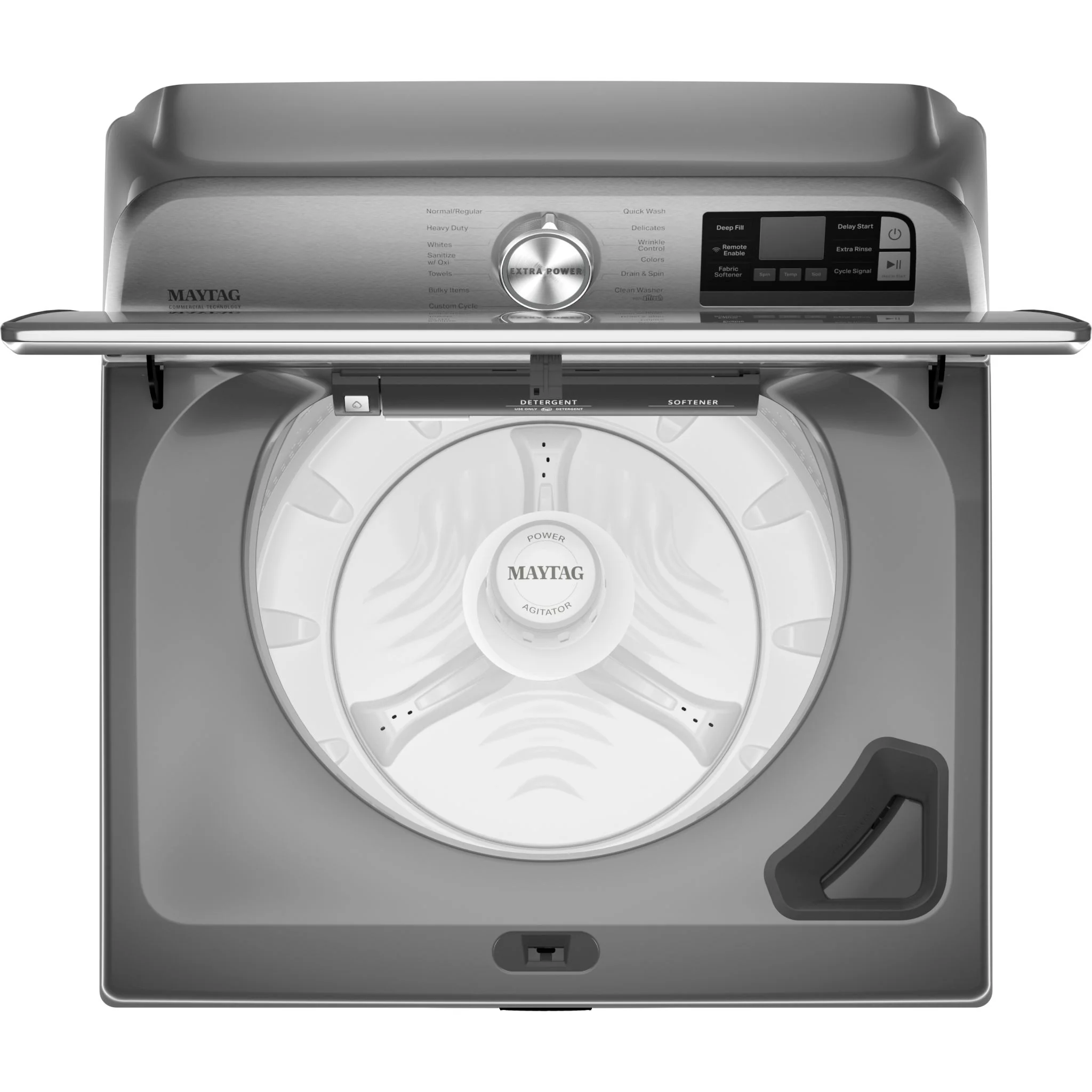 Maytag Smart Top Load Washer with Extra Power Button - 6.0  cu.ft. - Metallic Slate (MVW7230HC) - Image 12