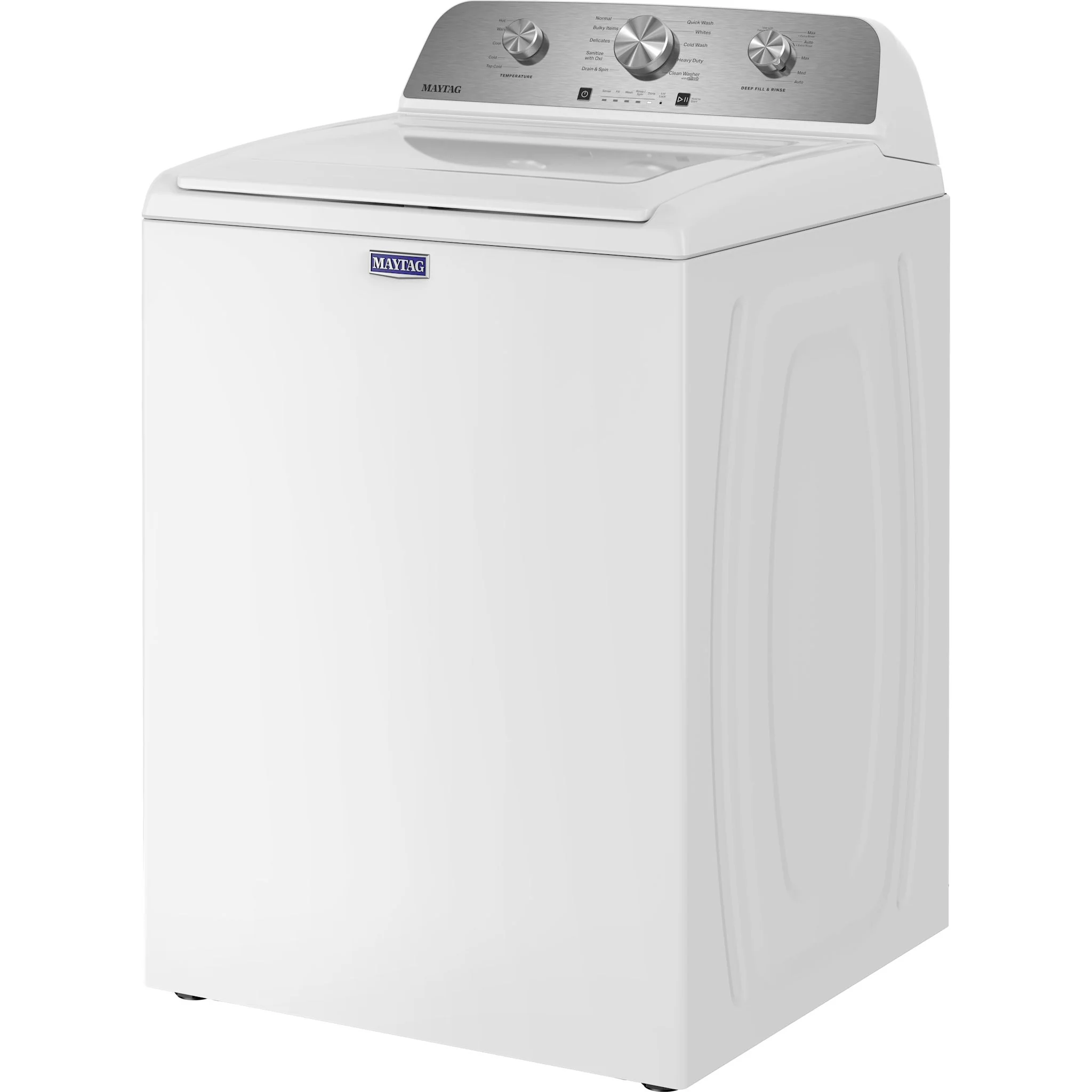 Maytag 4.8 Cu. Ft. Capacity Top Load Washer -White (MTW4205SW) - Image 3