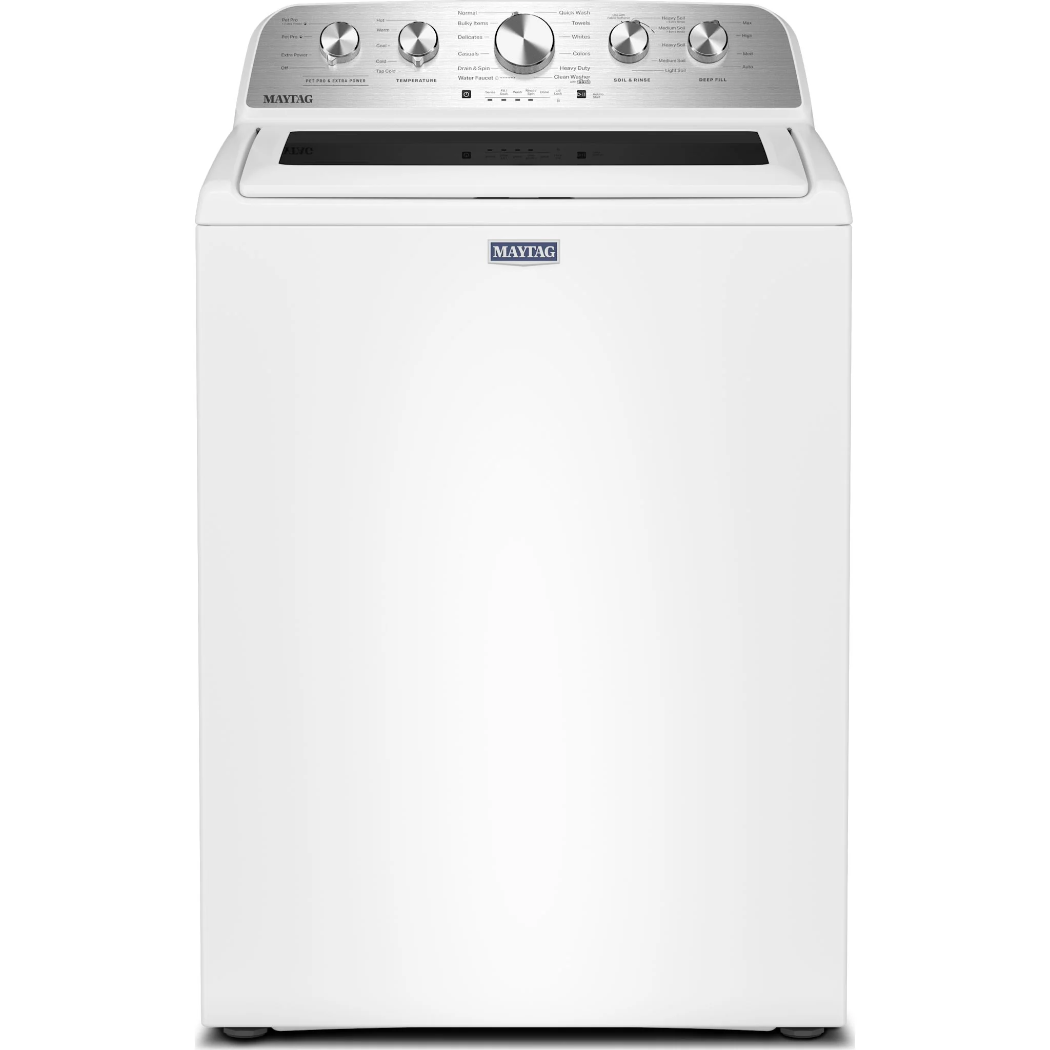 Maytag 5.5 Cu Ft. Top Load Impeller Washer with Extra Power and Pet Pro Option -White (MTW5600RW) - Image 3