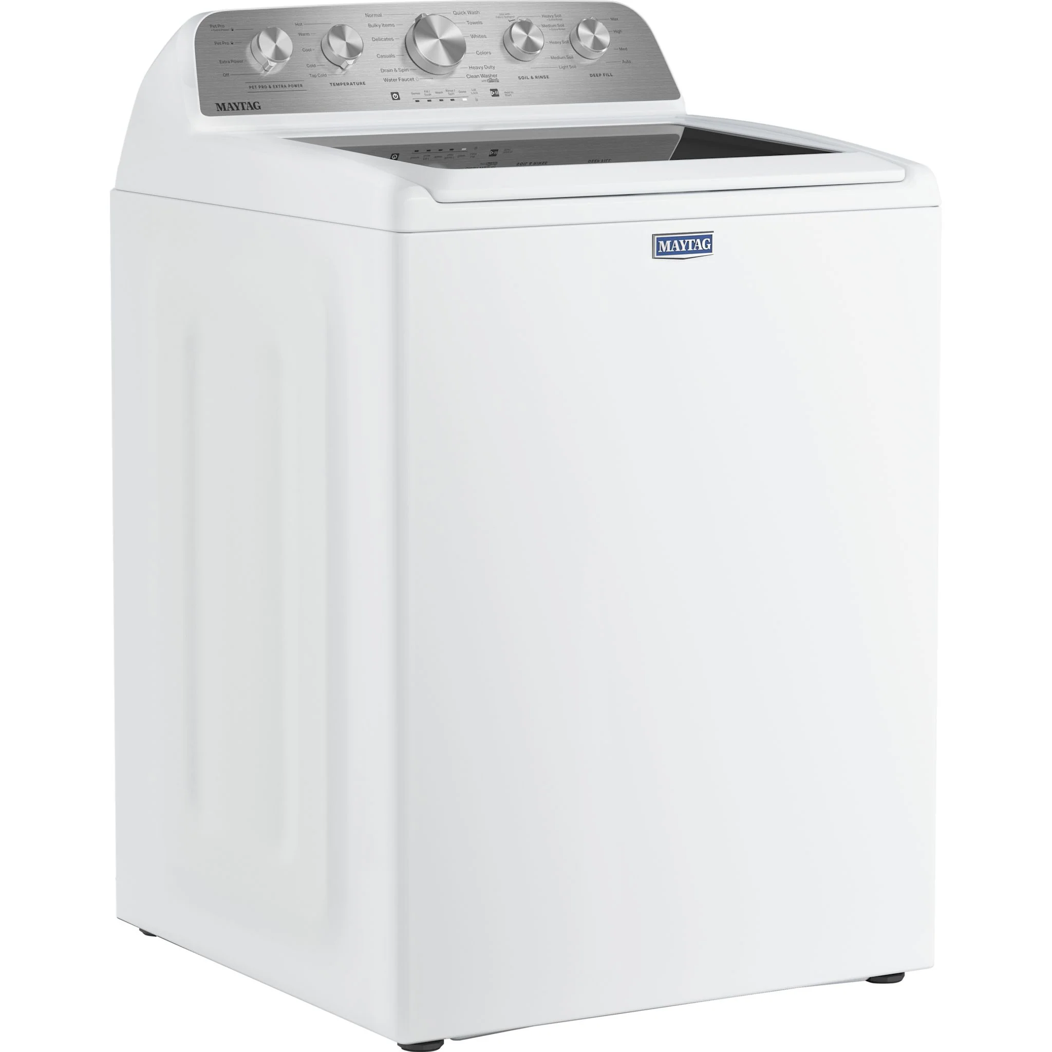Maytag 5.5 Cu Ft. Top Load Impeller Washer with Extra Power and Pet Pro Option -White (MTW5600RW) - Image 4
