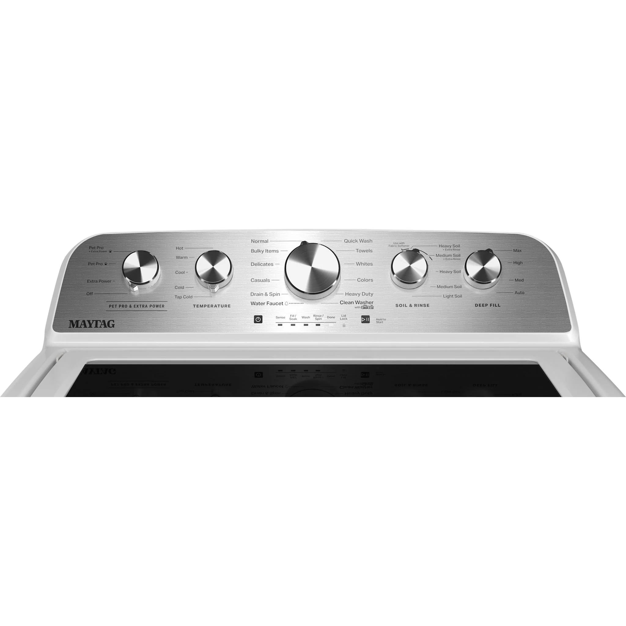 Maytag 5.5 Cu Ft. Top Load Impeller Washer with Extra Power and Pet Pro Option -White (MTW5600RW) - Image 6