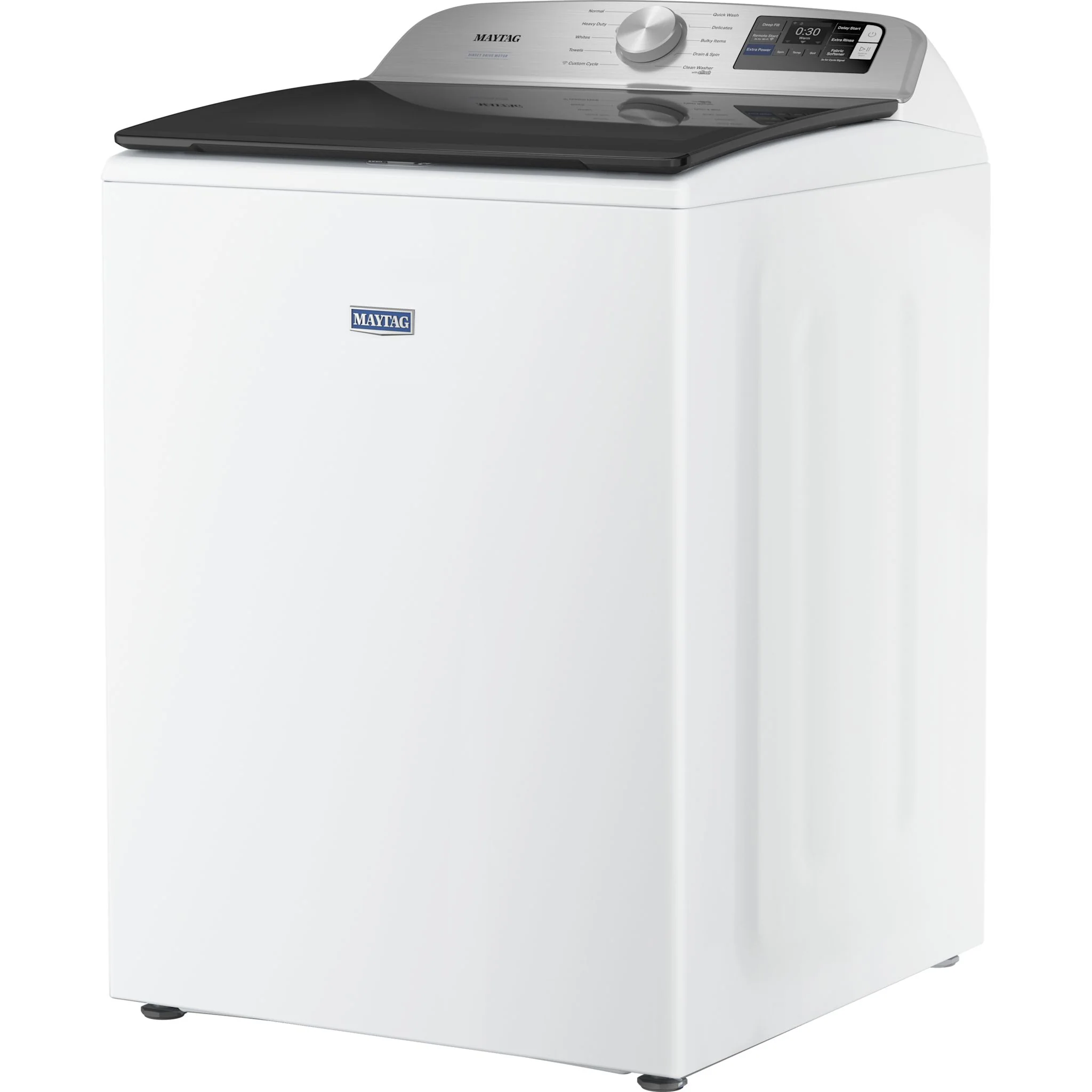 Maytag 6.0 Cu. Ft. Top Load Agitator Washer with Extra Power and Smart Appliance -White (MTW6205RW) - Image 5