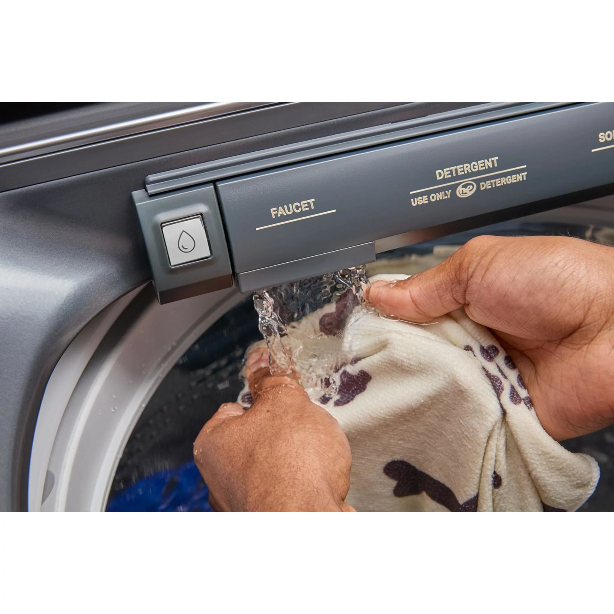 Maytag 6.0 Cu. Ft. Pet Pro Top Load Agitator Washer with Extra Power and Sanitize Cycle with Oxi -Classic Silver (MTW7205RR) - Image 5